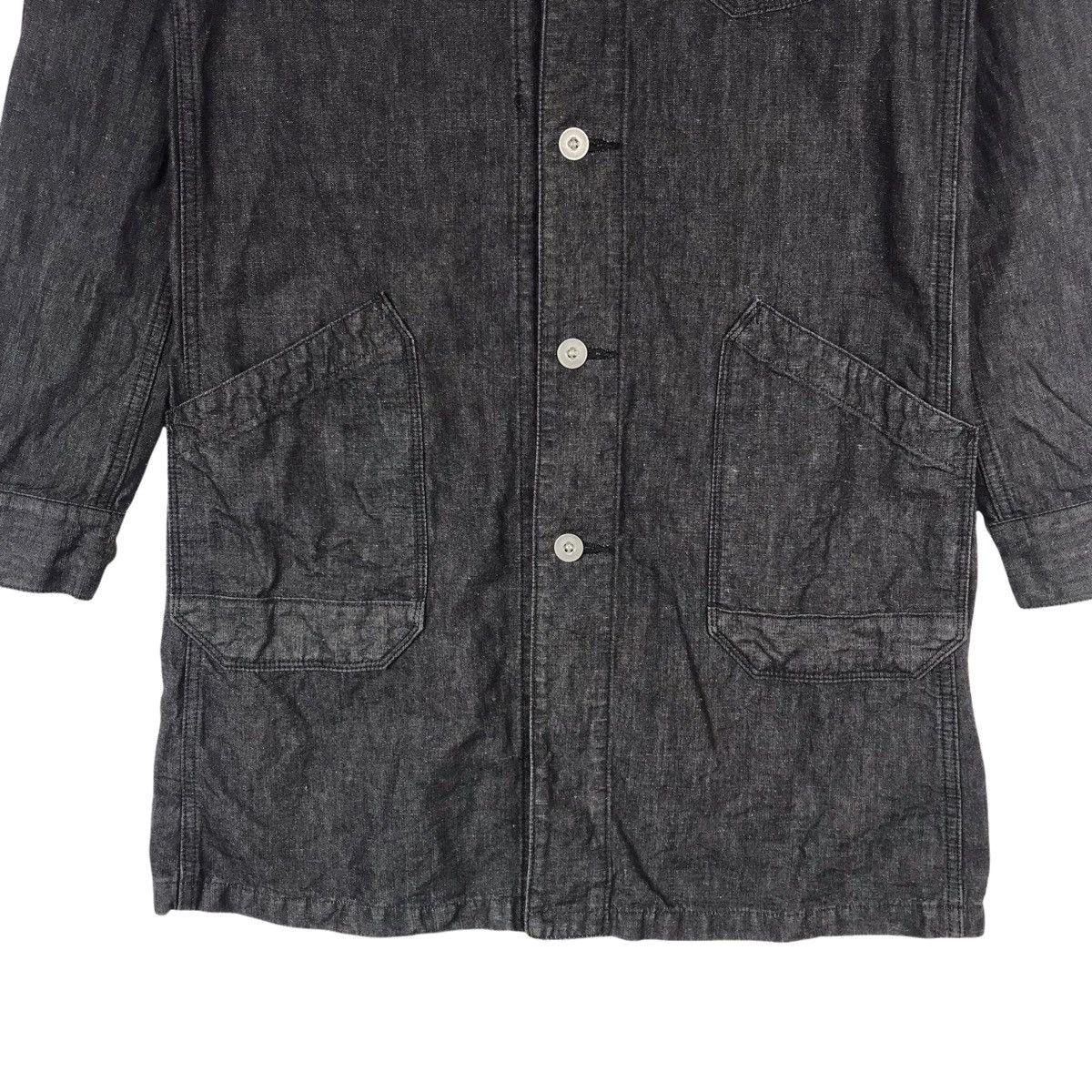 Vintage VintageWorkwear Denim Workers Sanforized Denim Parka Jacket Size US S / EU 44-46 / 1 - 3 Thumbnail