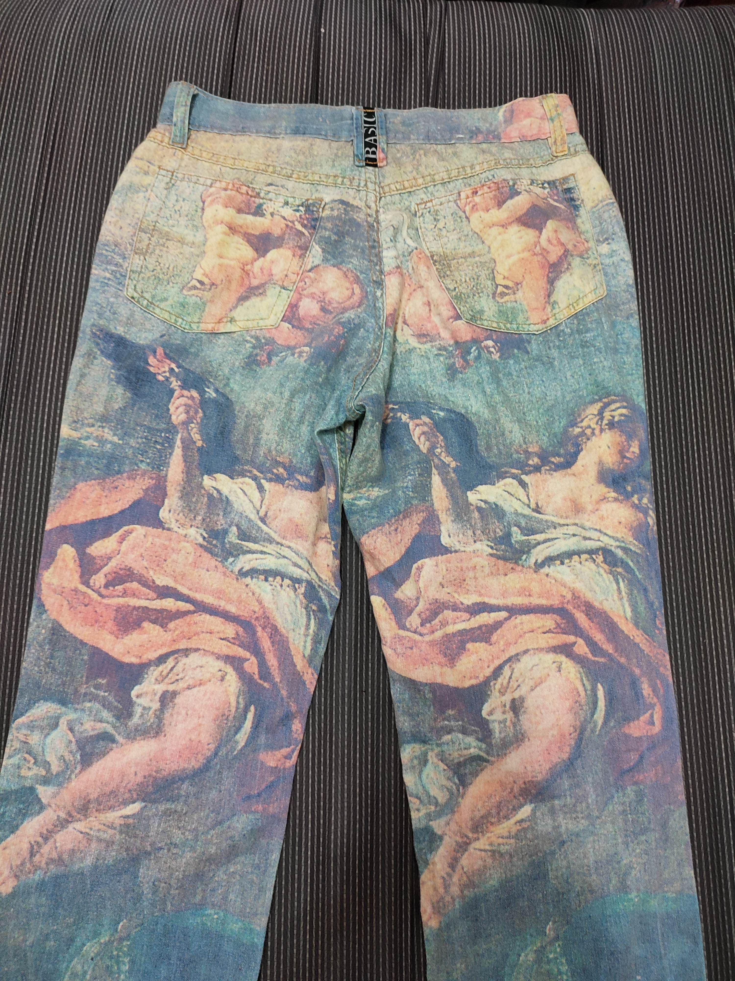 Other 🔥Rare!! Vintage GV Fullprint Art Pants Made In Italy Size US 28 / EU 44 - 8 Thumbnail
