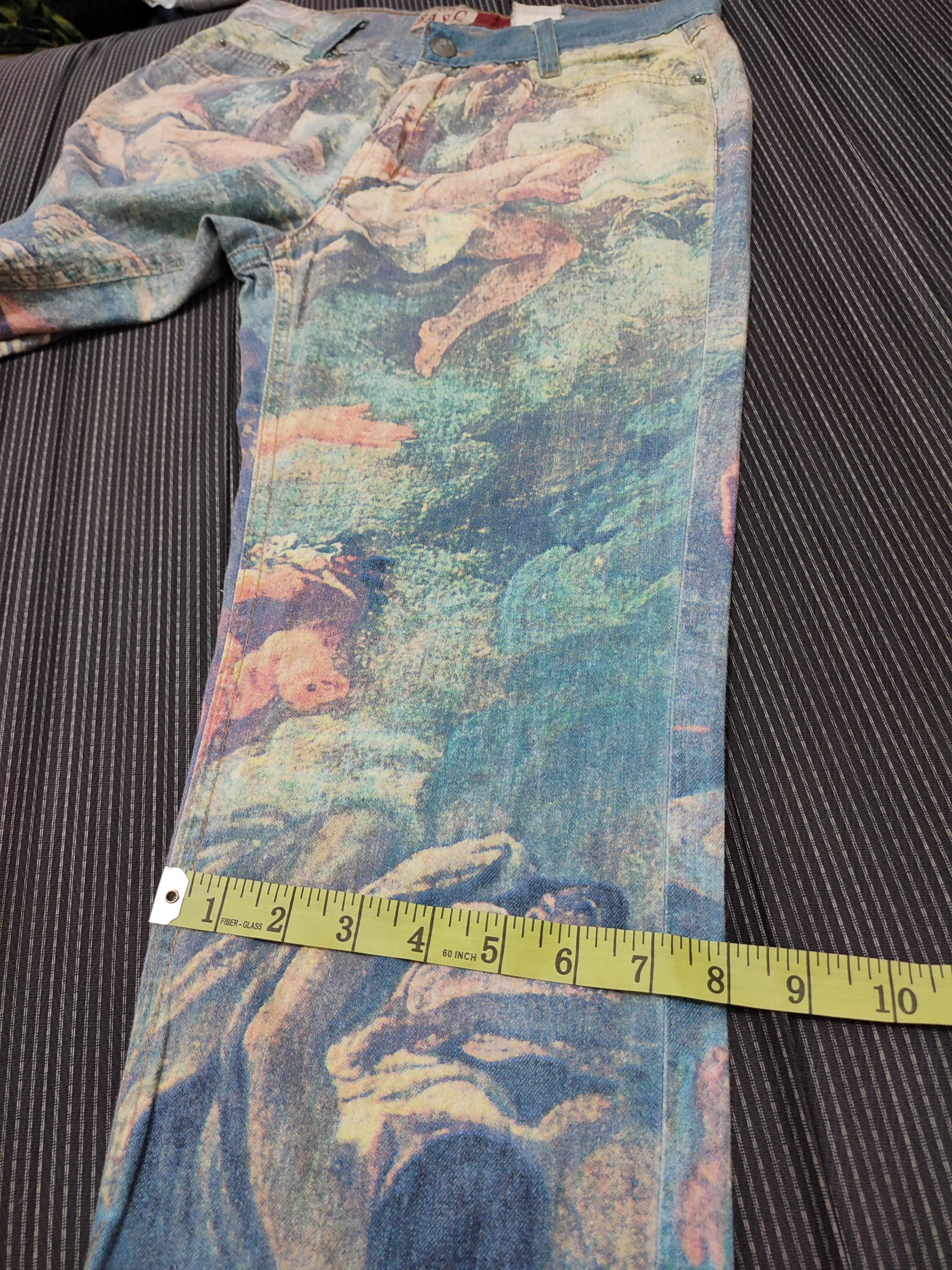Other 🔥Rare!! Vintage GV Fullprint Art Pants Made In Italy Size US 28 / EU 44 - 13 Thumbnail