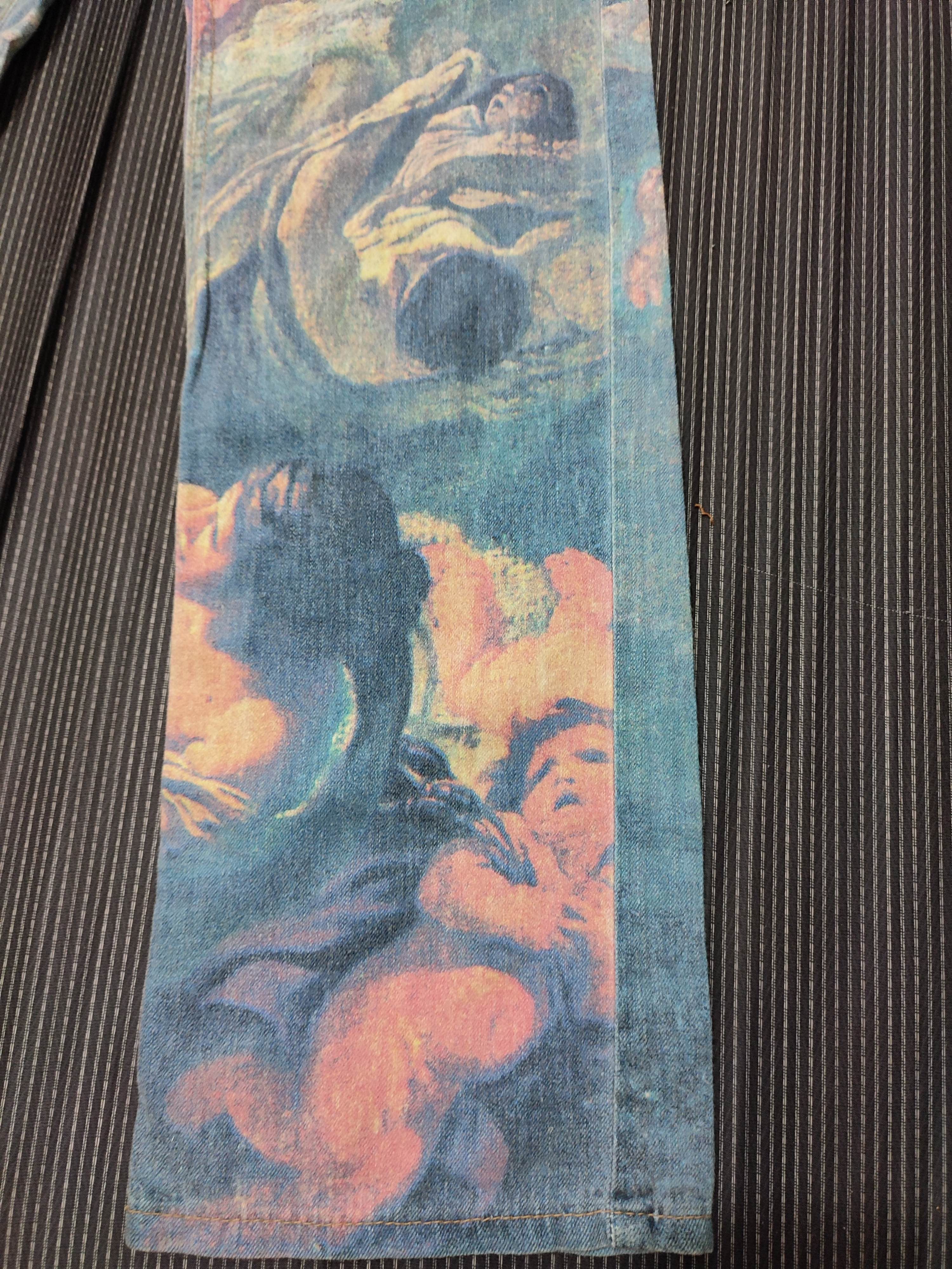 Other 🔥Rare!! Vintage GV Fullprint Art Pants Made In Italy Size US 28 / EU 44 - 4 Thumbnail