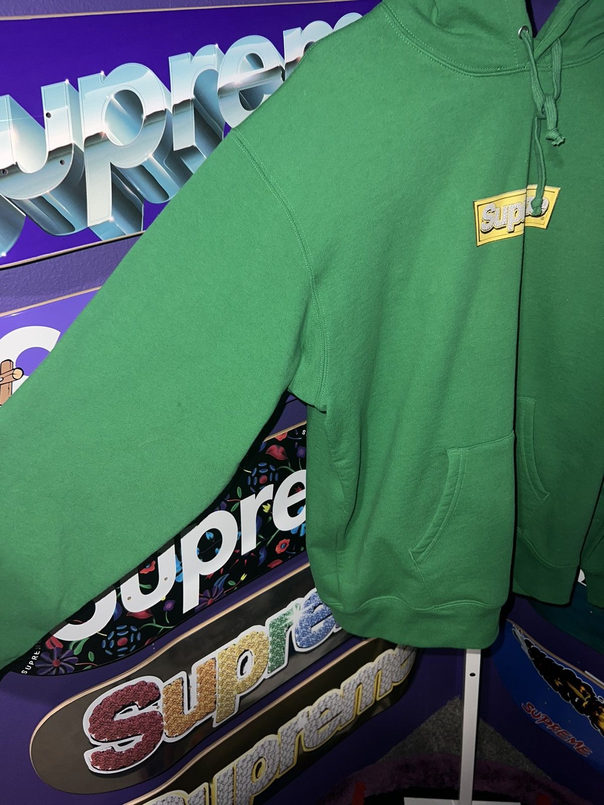Supreme Supreme Bling Box Logo Hooded Sweatshirt Size US L / EU 52-54 / 3 - 4 Thumbnail