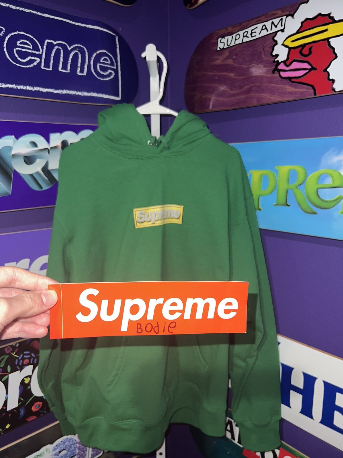 Supreme Supreme Bling Box Logo Hooded Sweatshirt Size US L / EU 52-54 / 3 - 11 Thumbnail