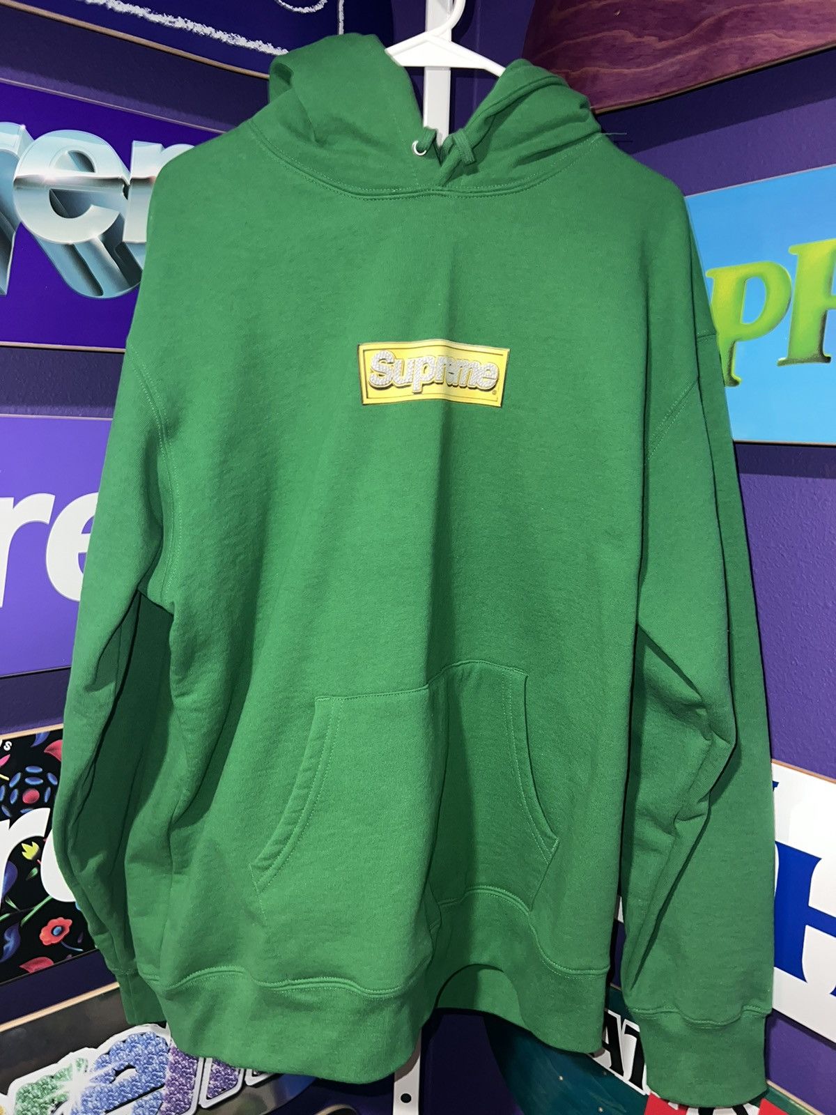Supreme Supreme Bling Box Logo Hooded Sweatshirt Size US L / EU 52-54 / 3 - 1 Thumbnail