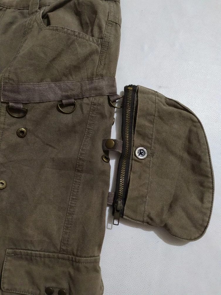 Japanese Brand 🔥Rare!!Fuga Cargo Pant Multi Pocket Dirty Detachable pocket Size US 28 / EU 44 - 11 Thumbnail