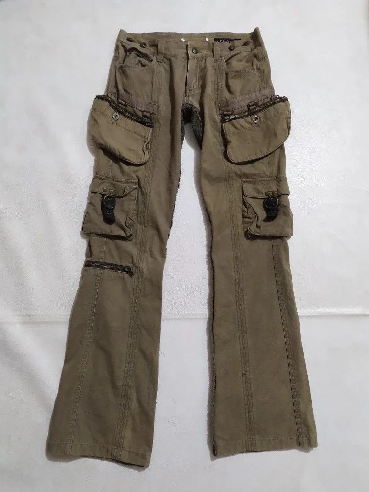 Japanese Brand 🔥Rare!!Fuga Cargo Pant Multi Pocket Dirty Detachable pocket Size US 28 / EU 44 - 1 Thumbnail