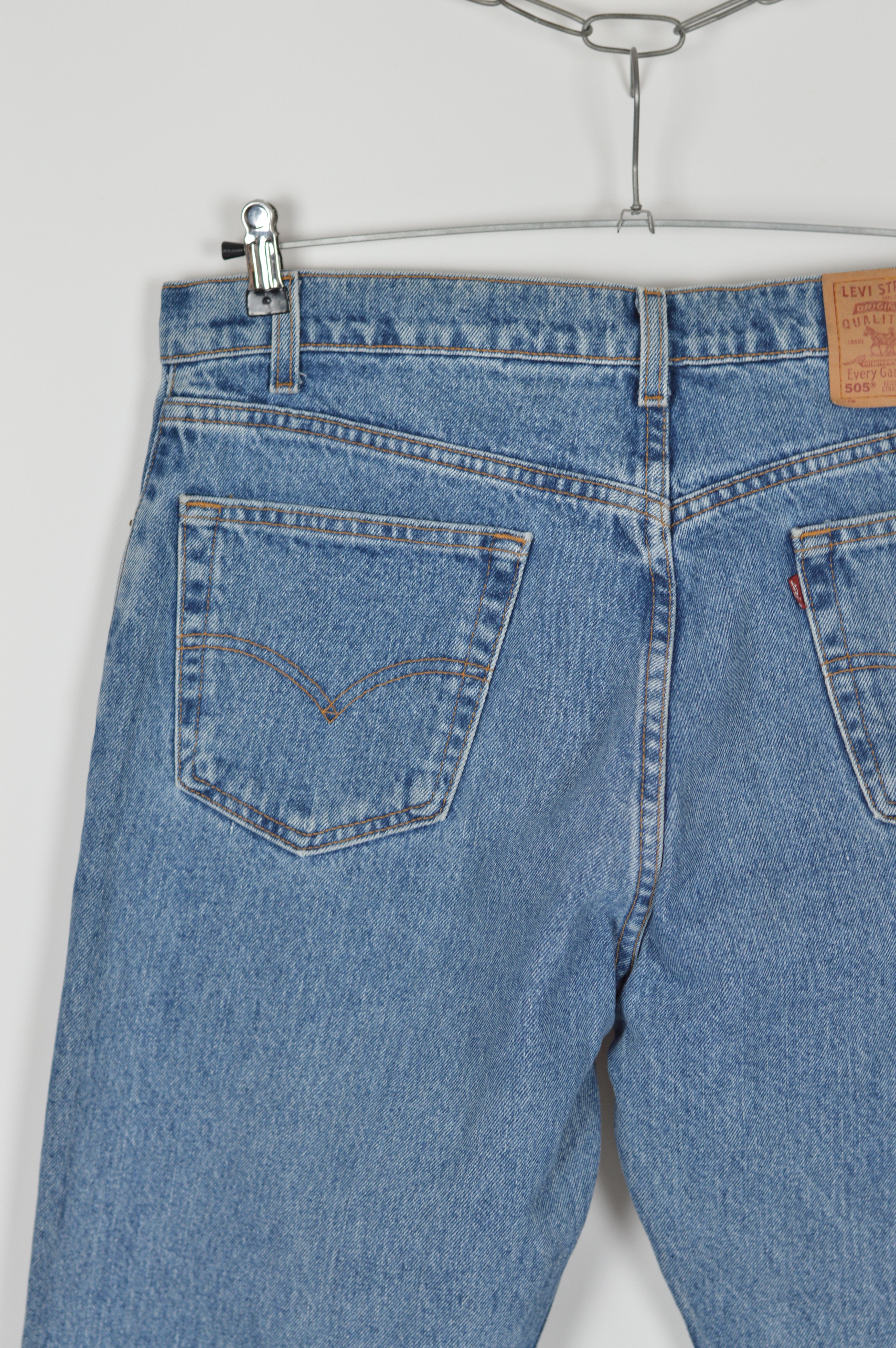 Levi's × Levi's Vintage Clothing × Vintage Vintage Made In USA Levi's 505 Blue Denim Pant Size US 36 / EU 52 - 11 Thumbnail