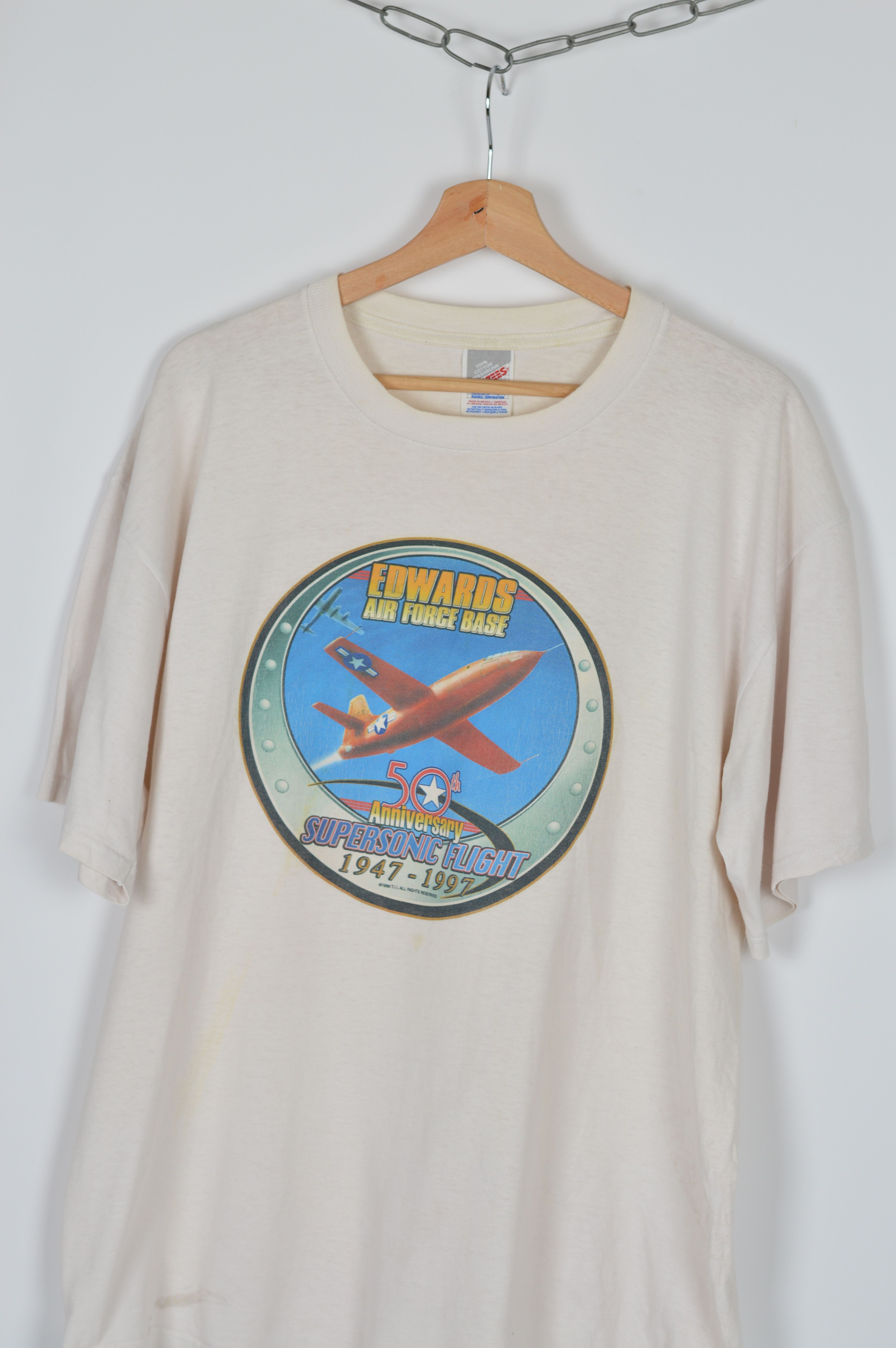 Vintage Vintage "Edwards Air Force Base 50th Anniversary 1997" Size US L / EU 52-54 / 3 - 2 Thumbnail