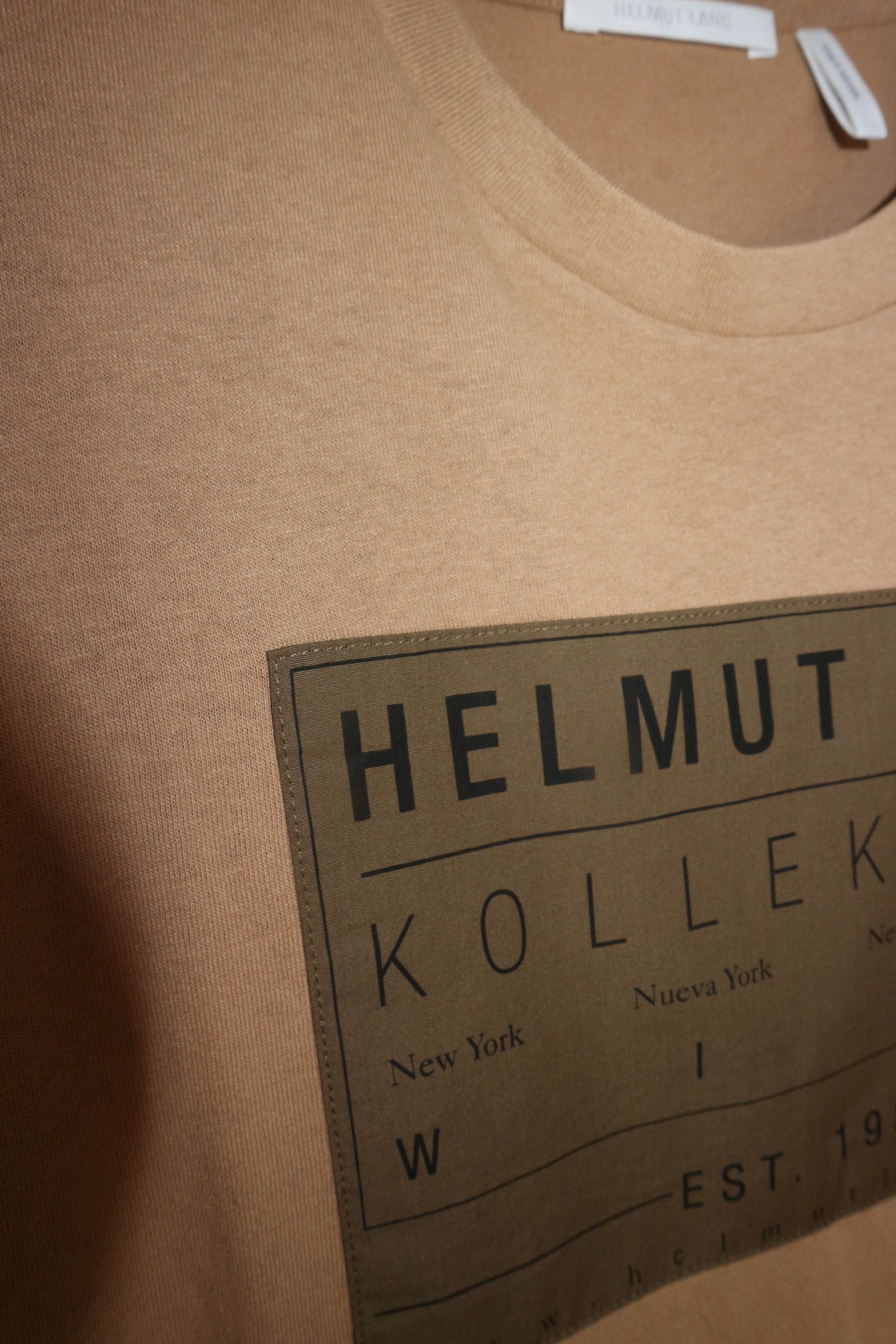 Helmut Lang Patch logo t-shirt Size US M / EU 48-50 / 2 - 10 Thumbnail