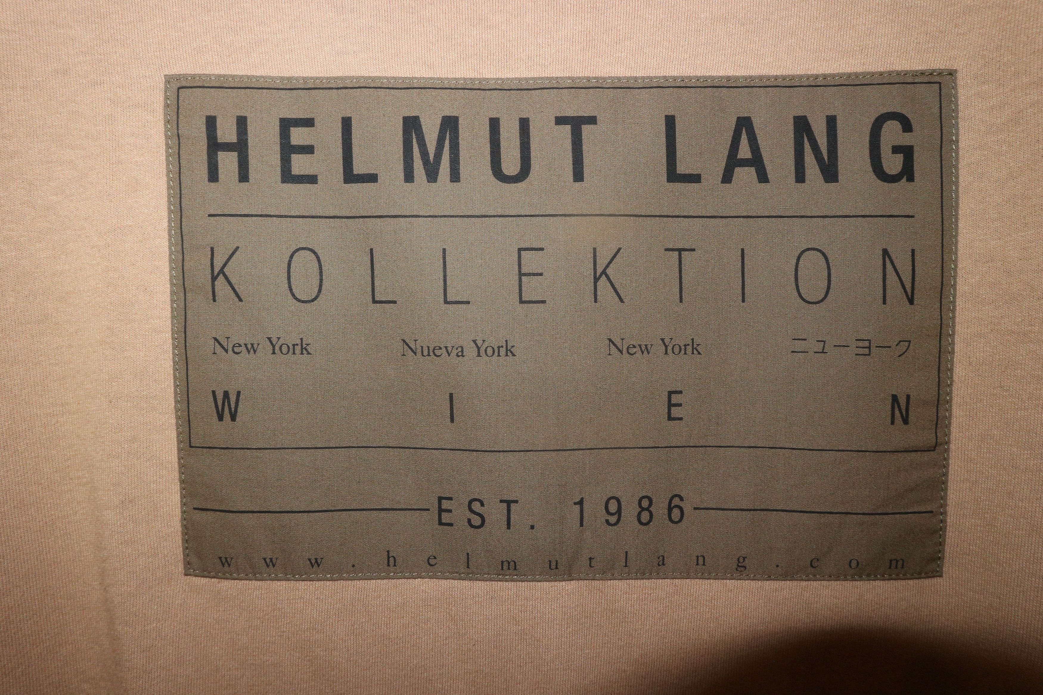 Helmut Lang Patch logo t-shirt Size US M / EU 48-50 / 2 - 3 Thumbnail