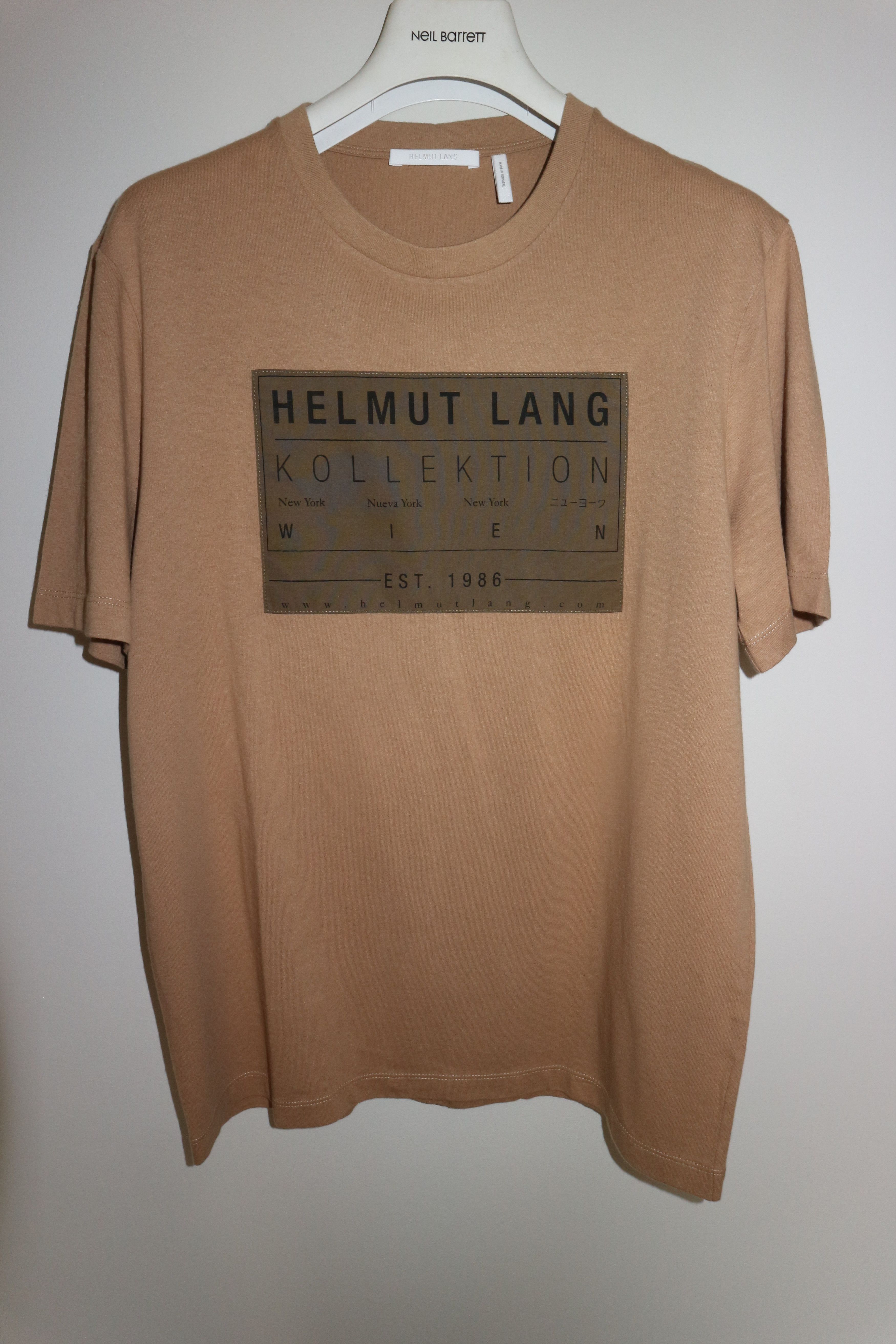 Helmut Lang Patch logo t-shirt Size US M / EU 48-50 / 2 - 1 Thumbnail