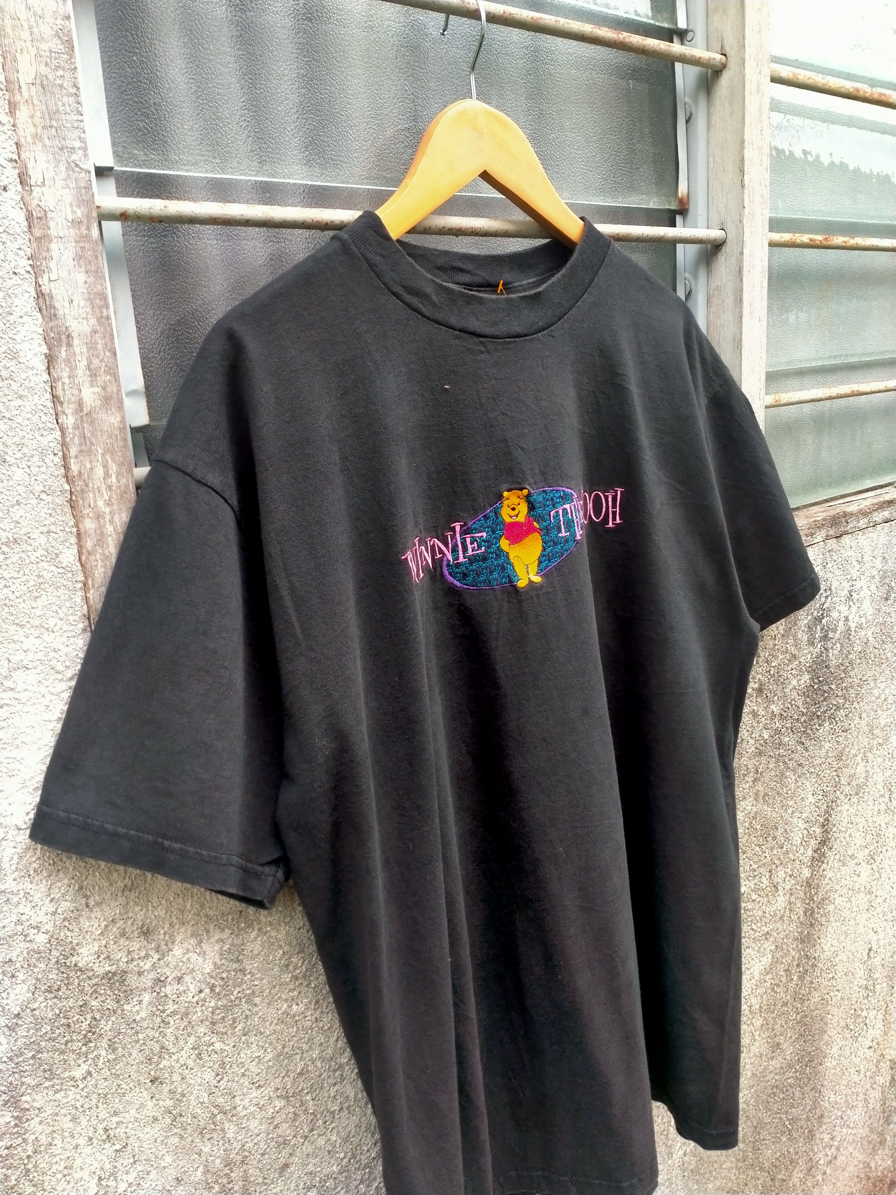 Cartoon Network × Tultex × Vintage ⚡️Rare⚡️ Vintage 90's Winnie The Pooh Embroidery Size US XL / EU 56 / 4 - 4 Thumbnail