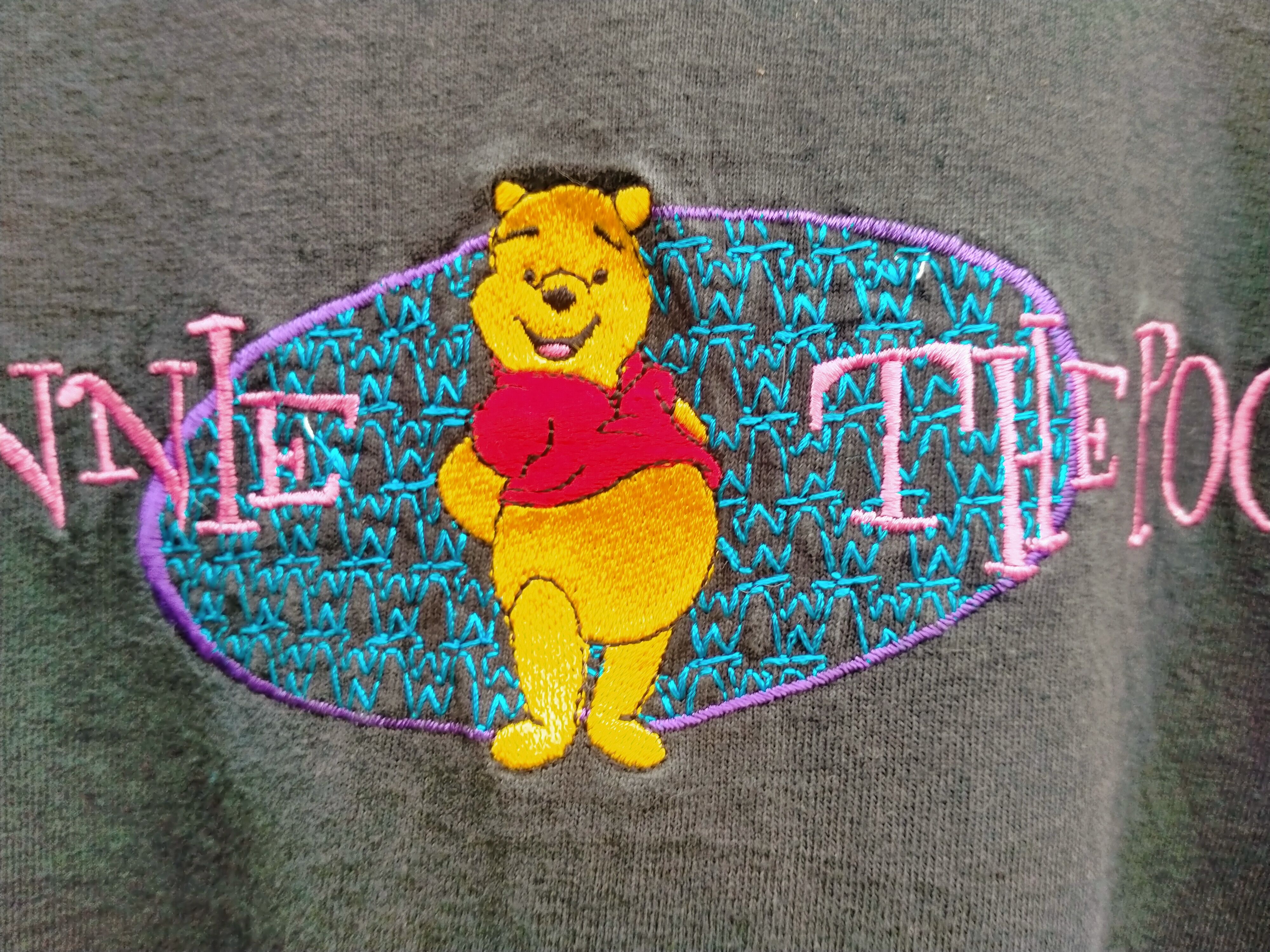 Cartoon Network × Tultex × Vintage ⚡️Rare⚡️ Vintage 90's Winnie The Pooh Embroidery Size US XL / EU 56 / 4 - 6 Thumbnail