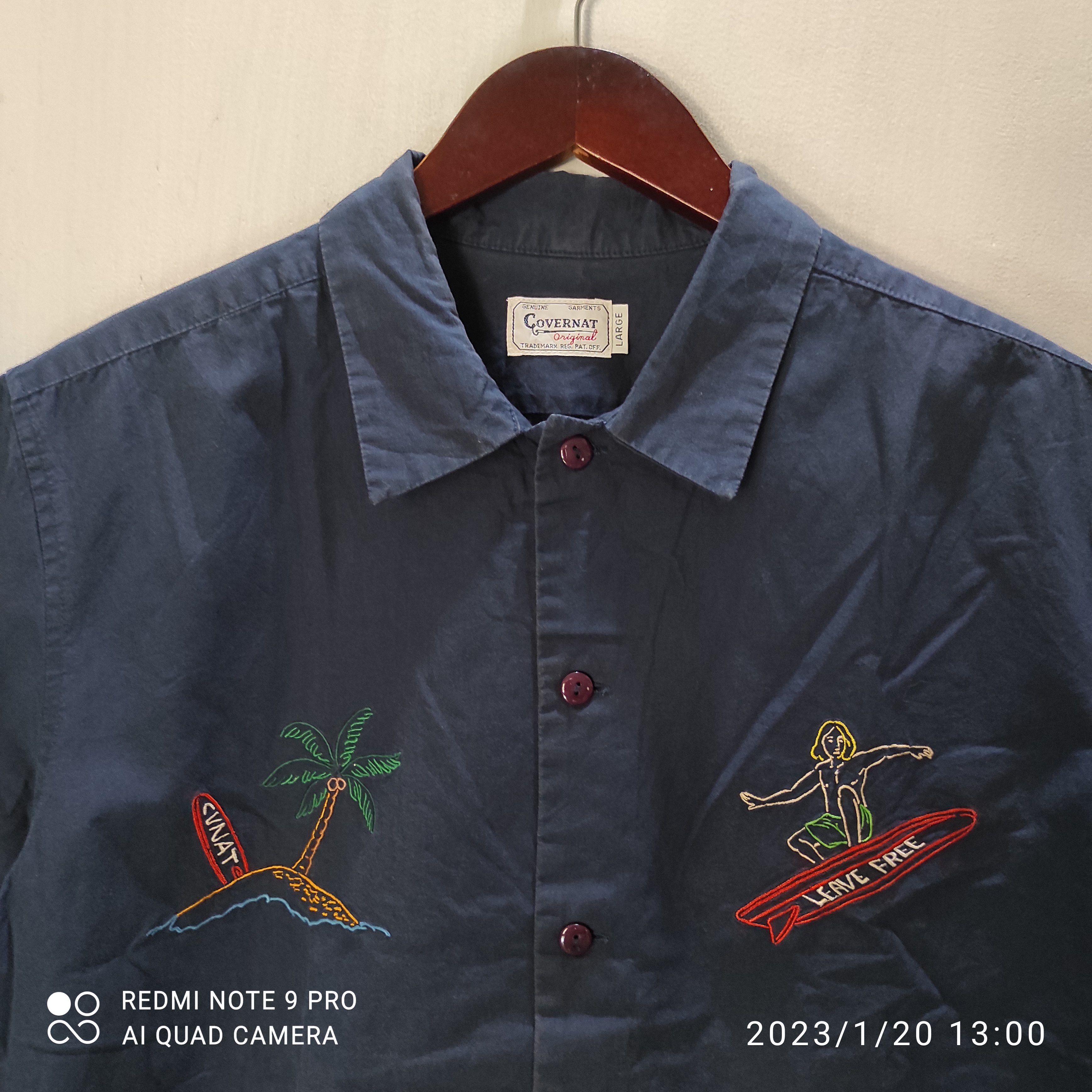 COVERNAT 💥SEND OFFER💥Bowling shirt covernat aloha shirt Size US L / EU 52-54 / 3 - 6 Thumbnail