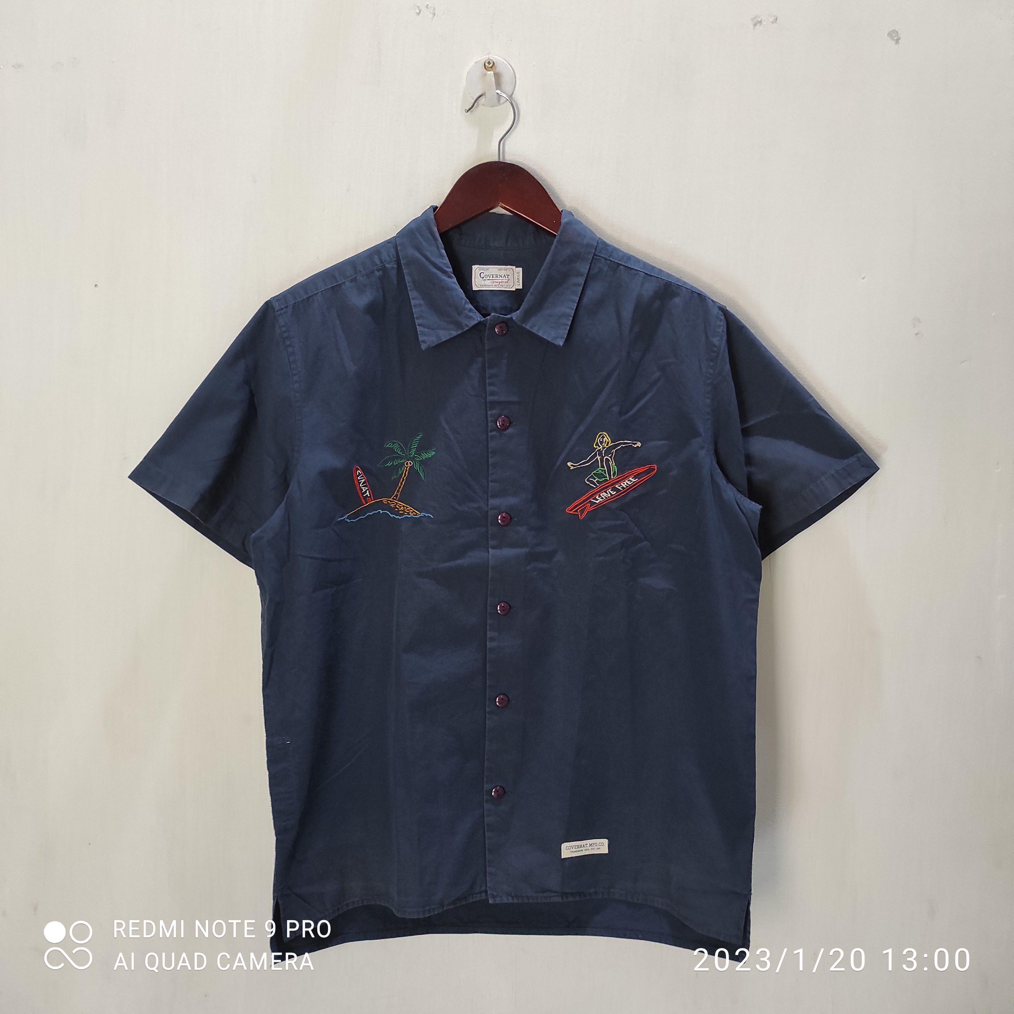 COVERNAT 💥SEND OFFER💥Bowling shirt covernat aloha shirt Size US L / EU 52-54 / 3 - 5 Thumbnail