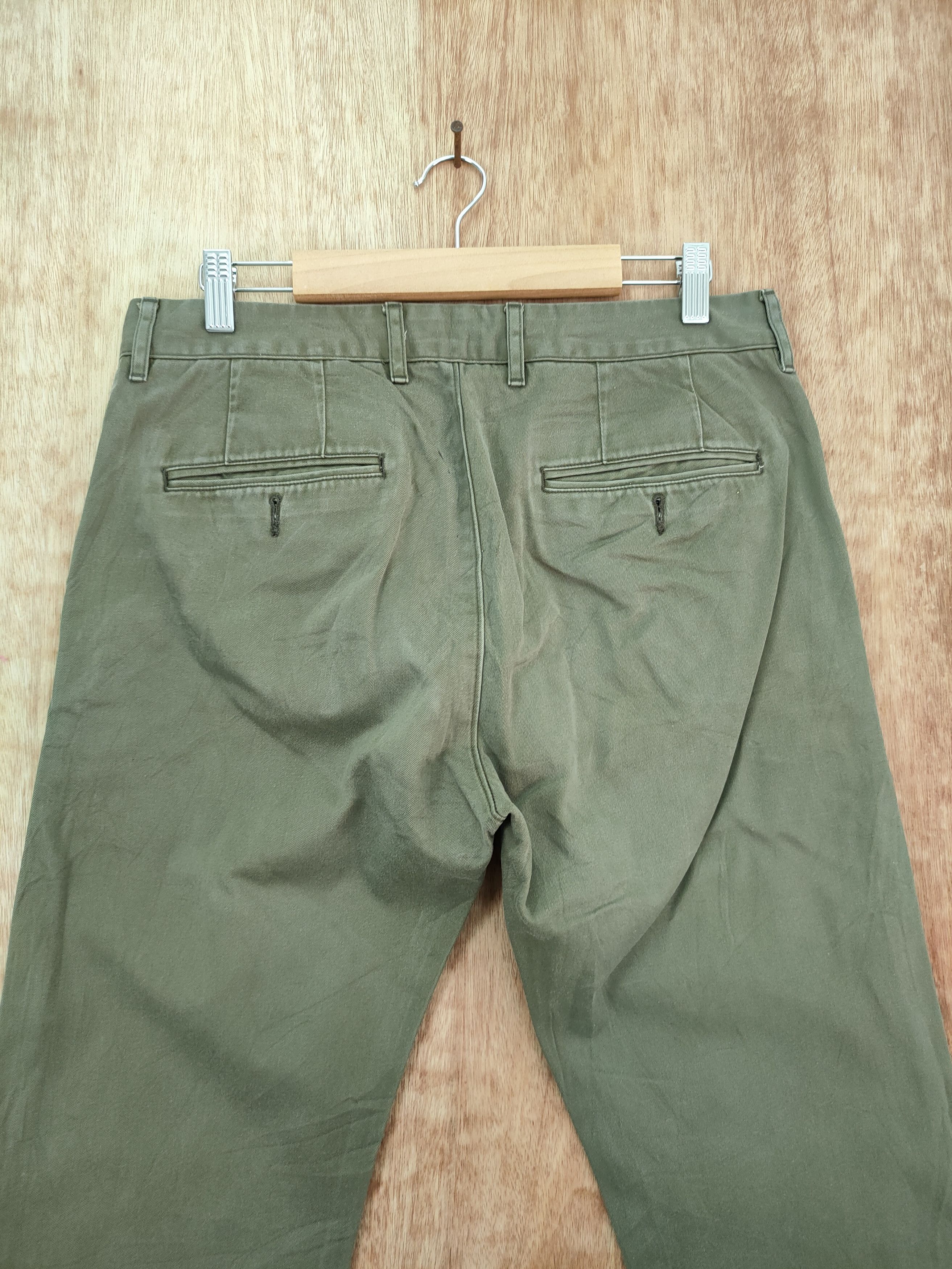 URBAN RESEARCH DOORS DLL Urban Research Green casual cargo pants #46-262 Size US 31 - 8 Thumbnail