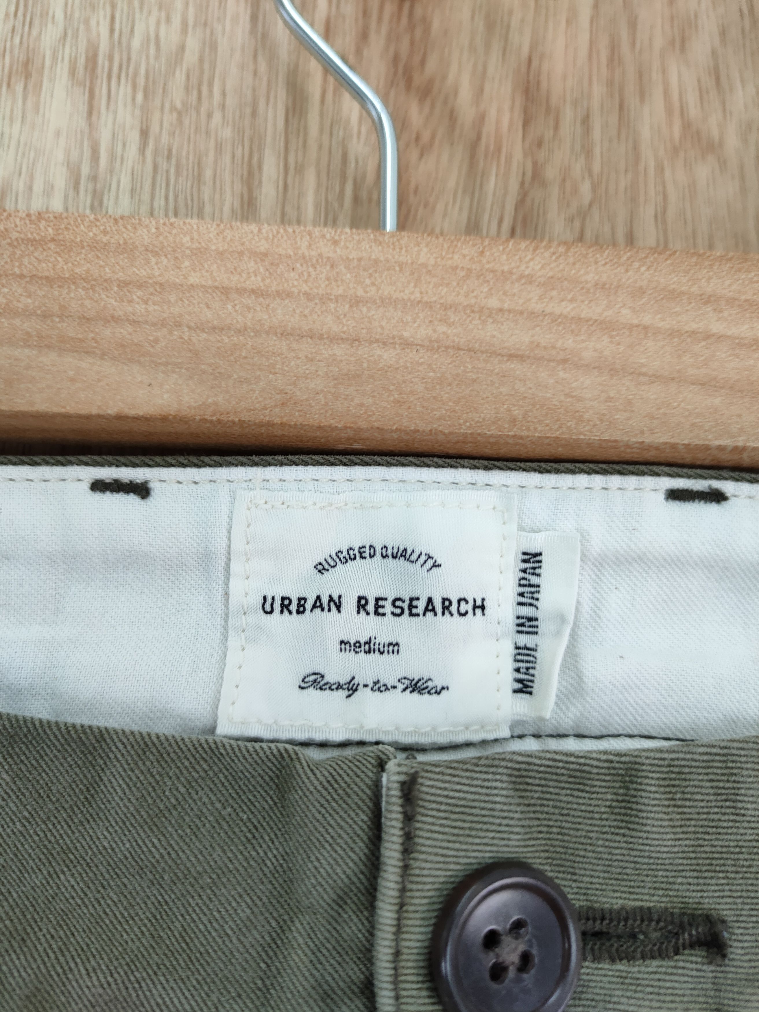 URBAN RESEARCH DOORS DLL Urban Research Green casual cargo pants #46-262 Size US 31 - 5 Thumbnail