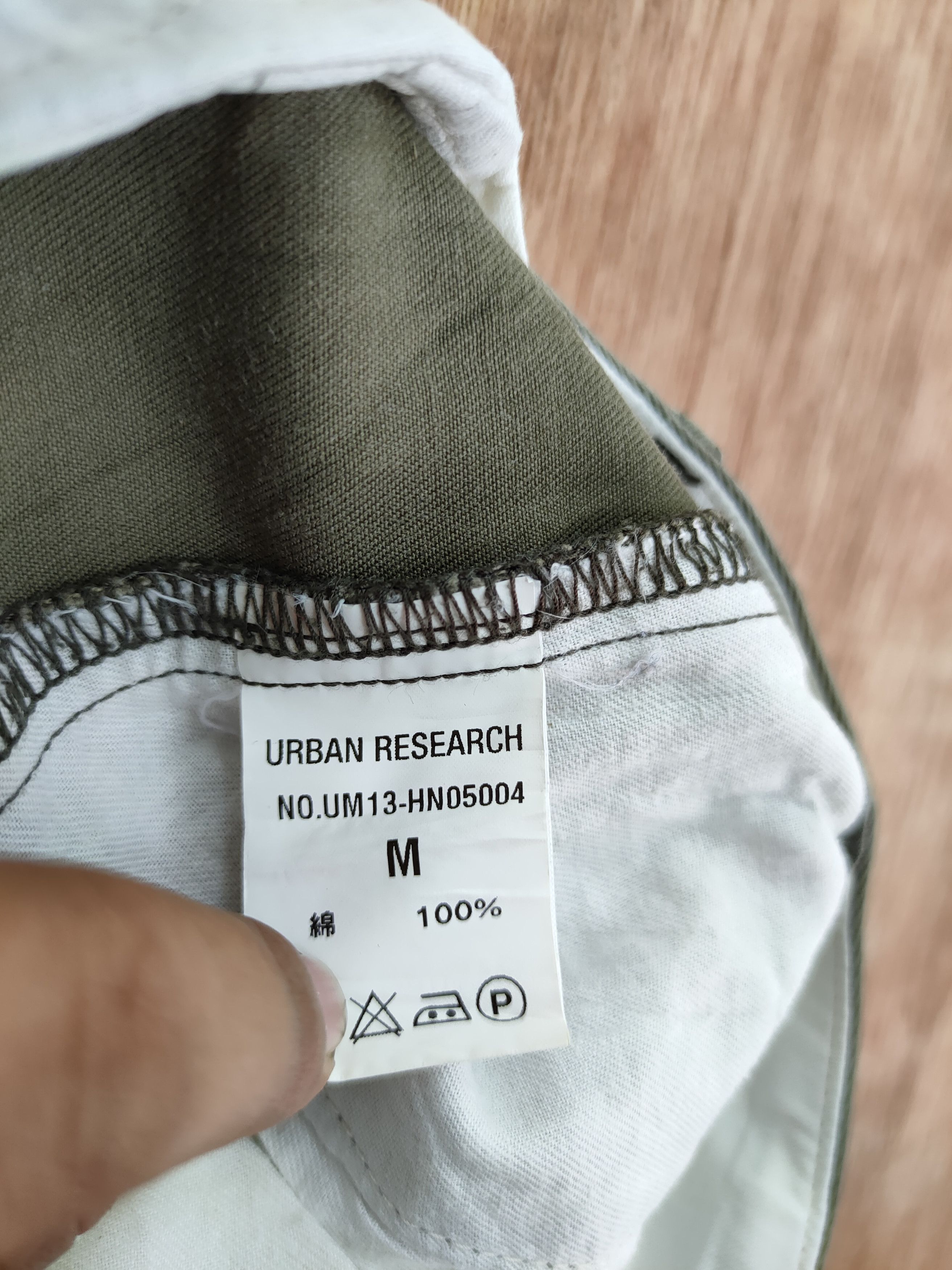 URBAN RESEARCH DOORS DLL Urban Research Green casual cargo pants #46-262 Size US 31 - 10 Thumbnail