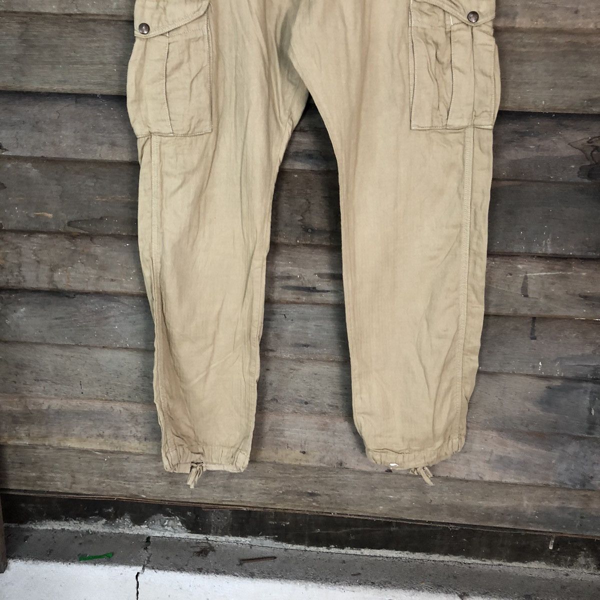 Lee DL Lee Brown Cargo jogger Multipocket japan Pants #1934 Size US 34 / EU 50 - 3 Thumbnail