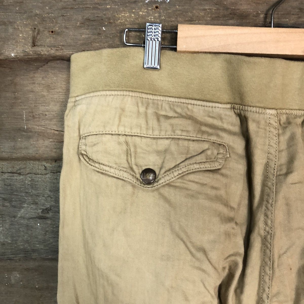 Lee DL Lee Brown Cargo jogger Multipocket japan Pants #1934 Size US 34 / EU 50 - 15 Thumbnail
