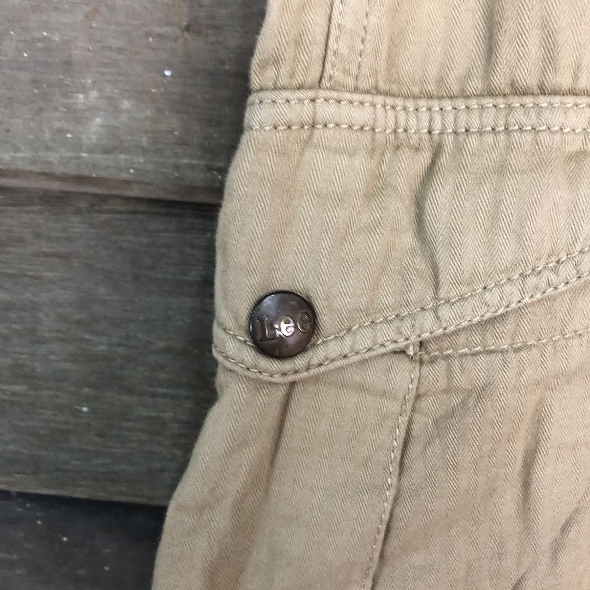 Lee DL Lee Brown Cargo jogger Multipocket japan Pants #1934 Size US 34 / EU 50 - 11 Thumbnail