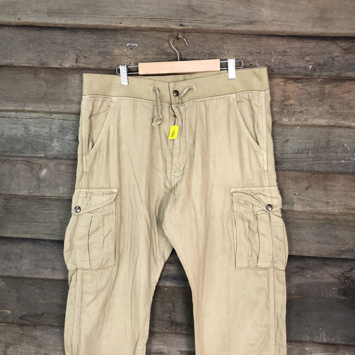 Lee DL Lee Brown Cargo jogger Multipocket japan Pants #1934 Size US 34 / EU 50 - 2 Thumbnail