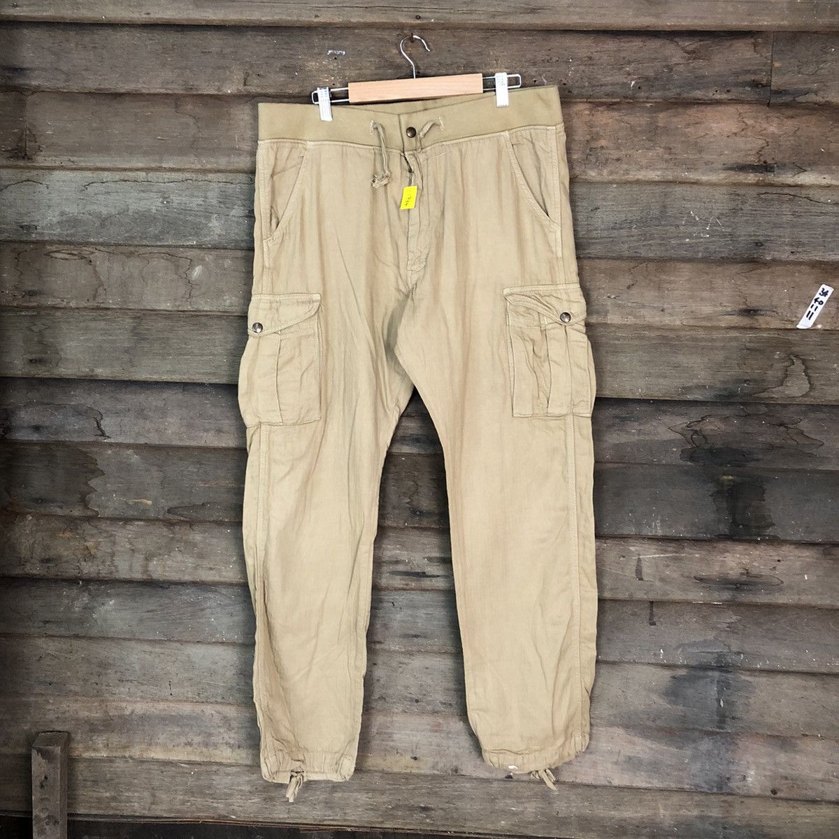 Lee DL Lee Brown Cargo jogger Multipocket japan Pants #1934 Size US 34 / EU 50 - 1 Thumbnail