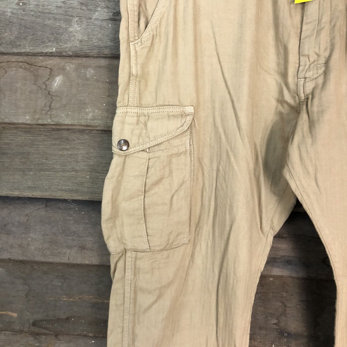 Lee DL Lee Brown Cargo jogger Multipocket japan Pants #1934 Size US 34 / EU 50 - 6 Thumbnail