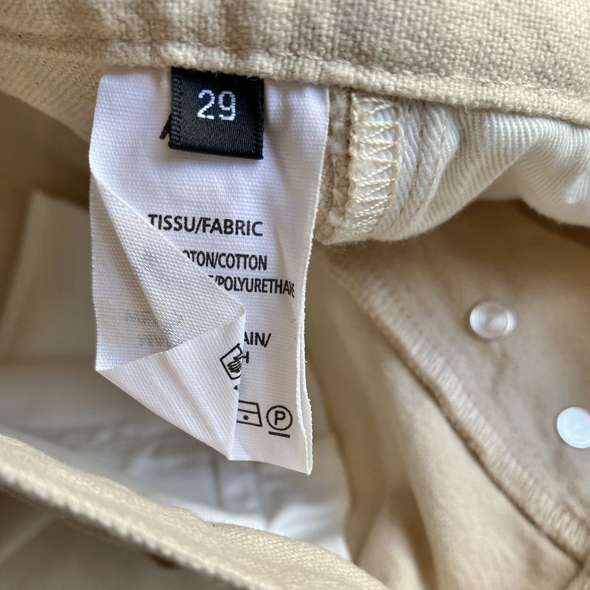 A.P.C. × Kanye West FW14 Japanese Stretch Brushes Cotton Canvas Jeans Size US 29 - 7 Thumbnail