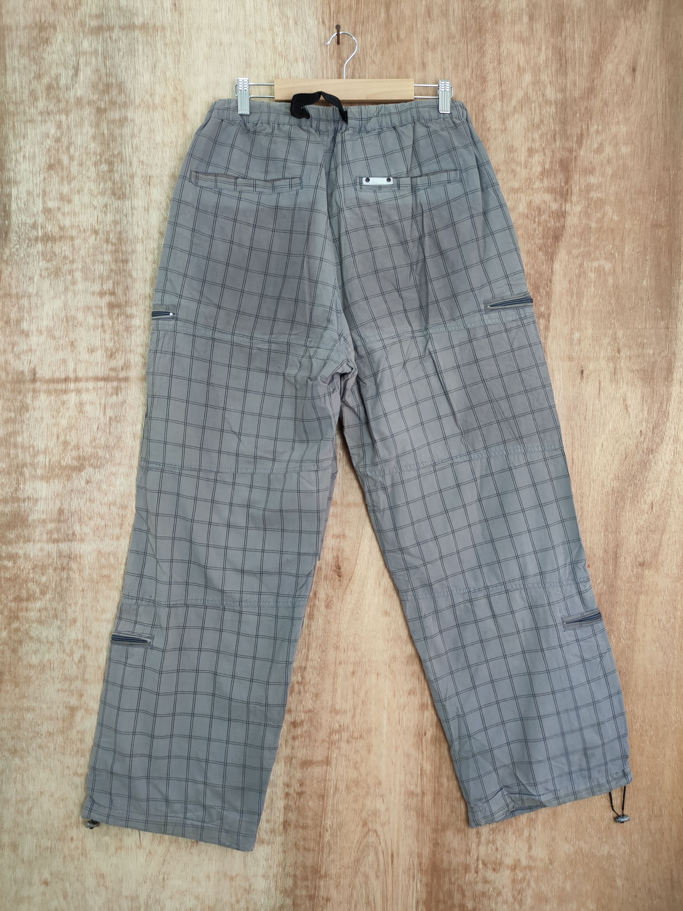 Japanese Brand × Think Skateboards DL Freaky Massive checkered skater multipocket pants#298 Size US 33 - 8 Thumbnail