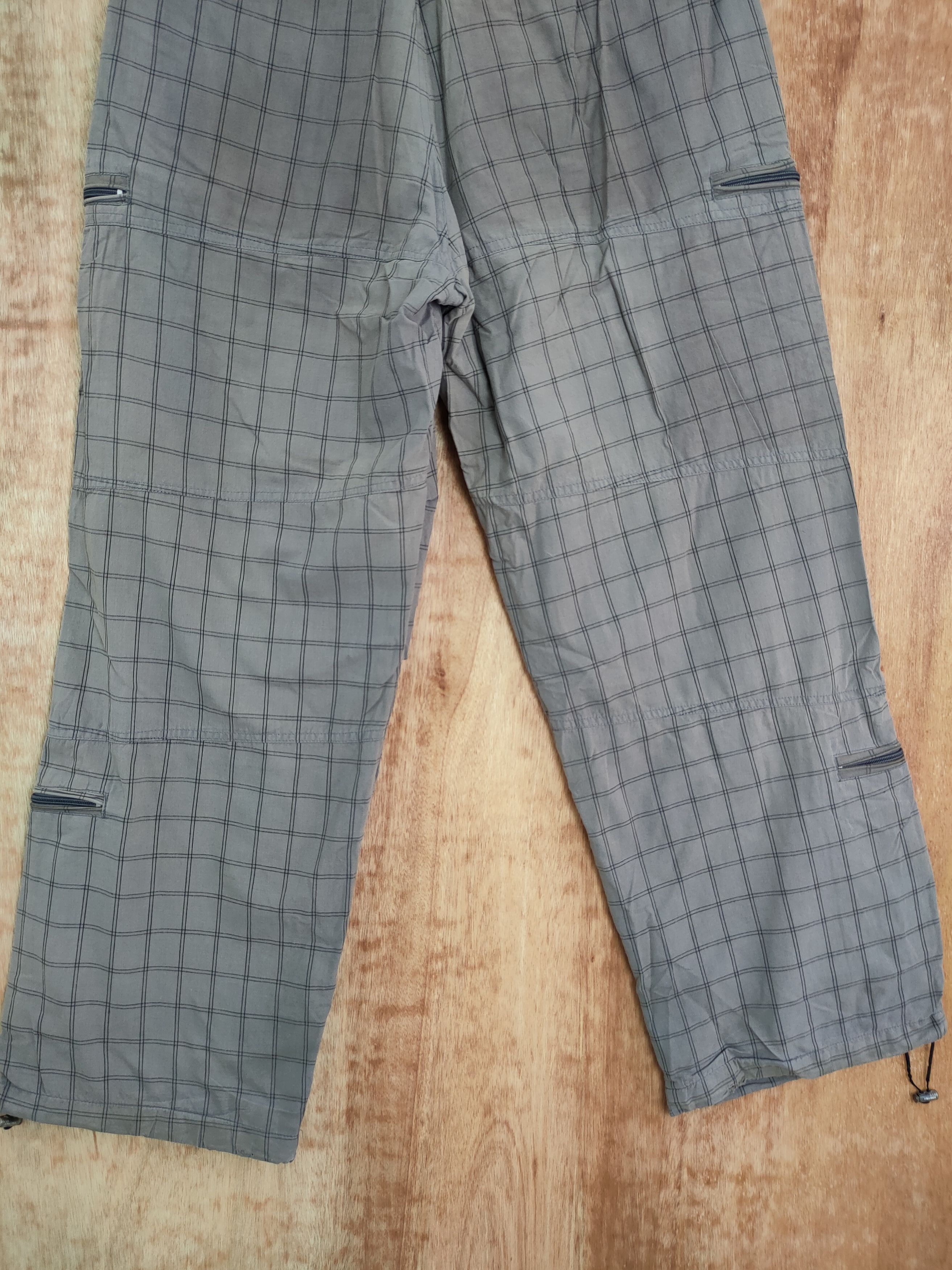 Japanese Brand × Think Skateboards DL Freaky Massive checkered skater multipocket pants#298 Size US 33 - 9 Thumbnail