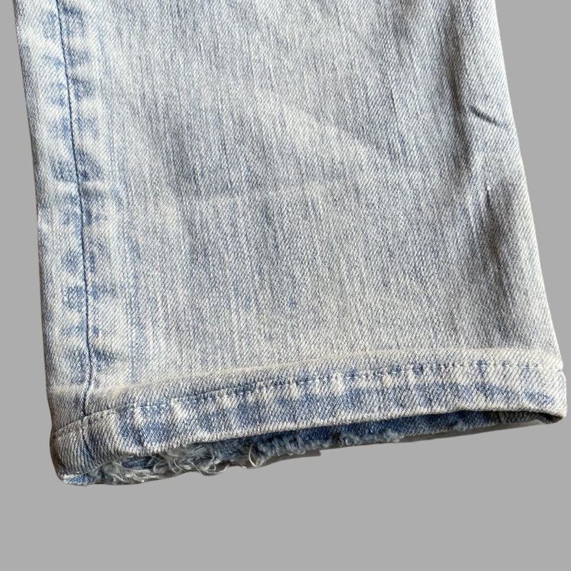 Balmain SS15 Light Blue Biker Stretch Denim Jeans Size US 29 - 6 Thumbnail