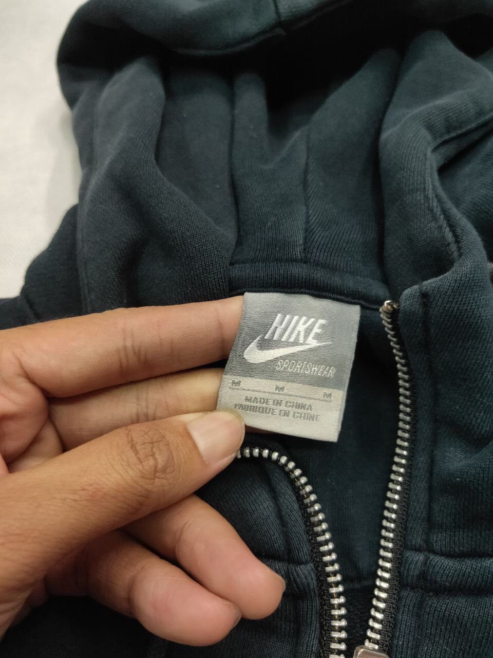 Nike × Vintage NIKE HOODIE SWOOSH EMBROIDERY Size US M / EU 48-50 / 2 - 4 Thumbnail