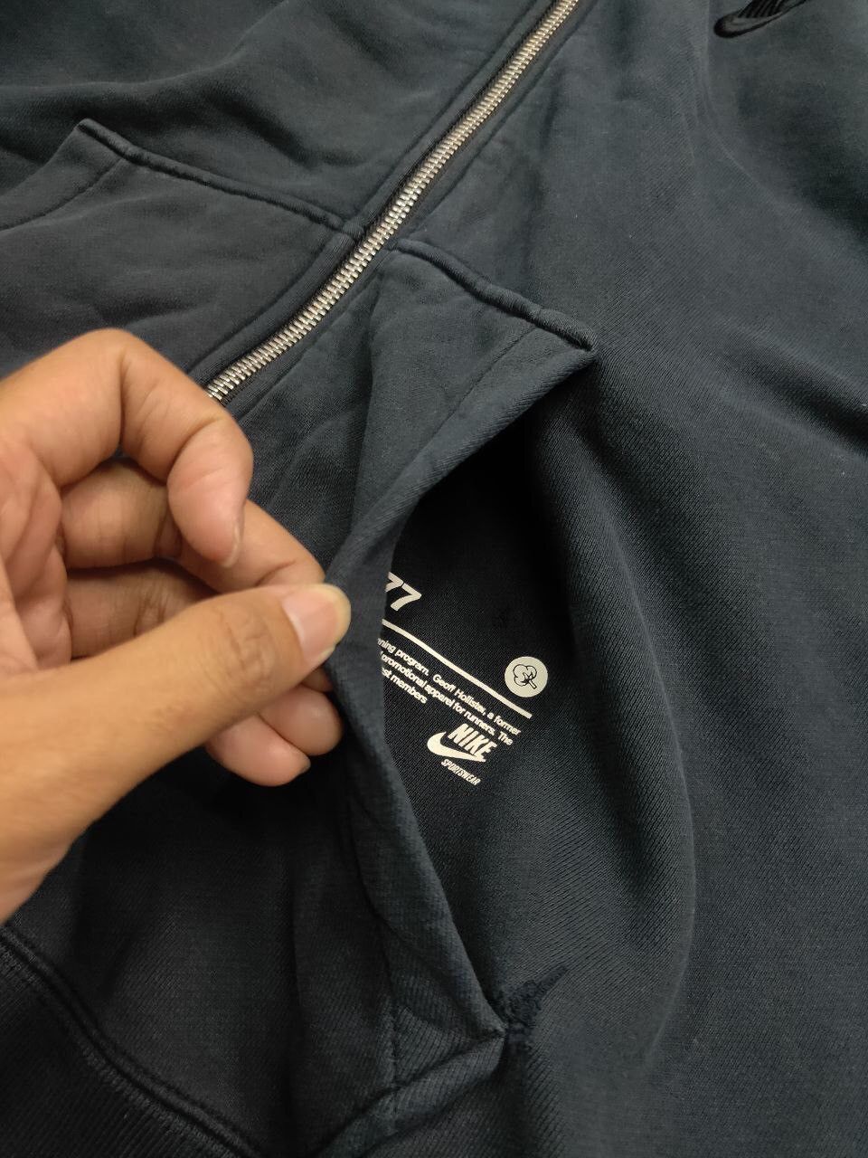 Nike × Vintage NIKE HOODIE SWOOSH EMBROIDERY Size US M / EU 48-50 / 2 - 13 Thumbnail