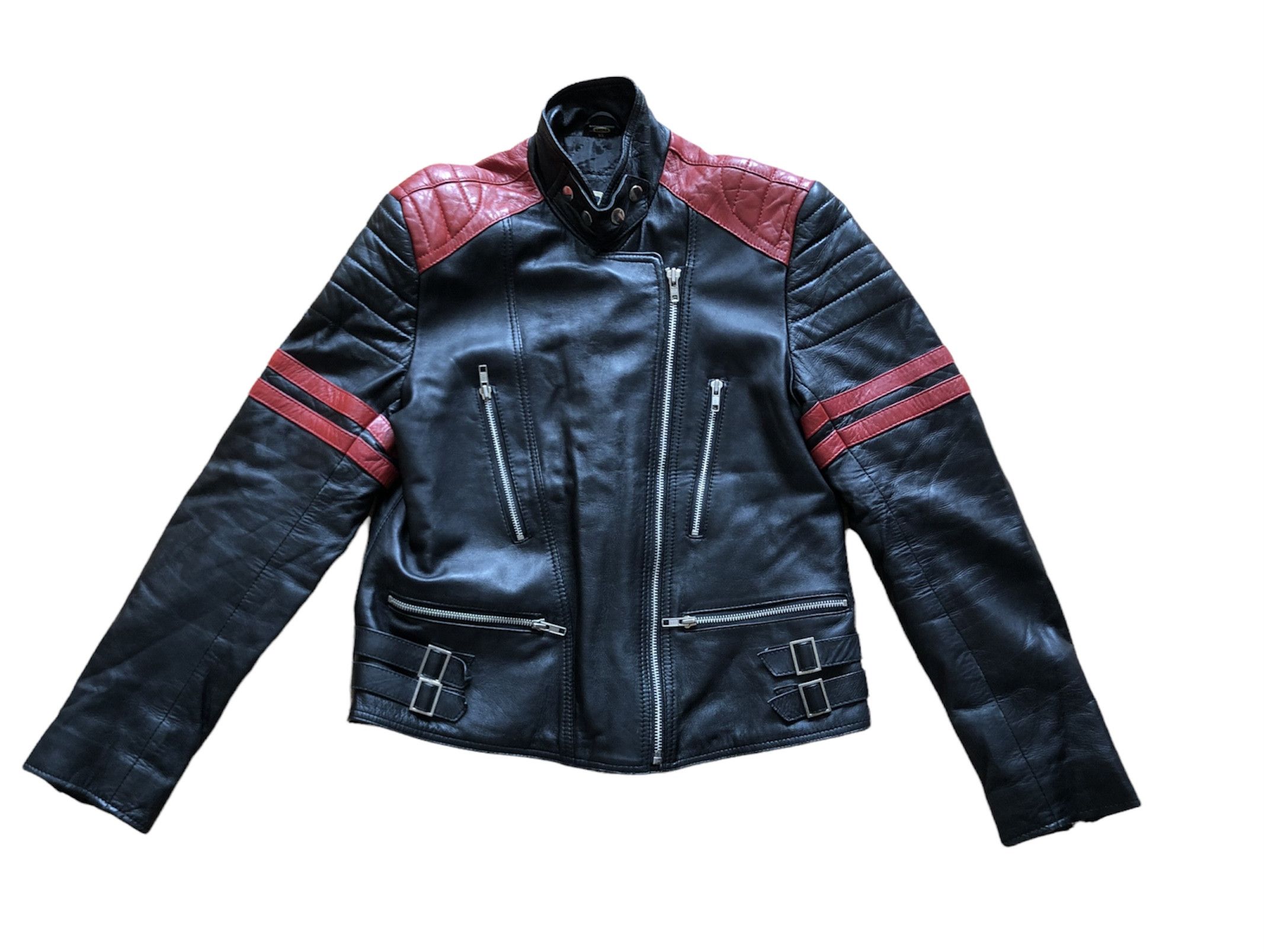 Vintage Vintage Leather Jacket Rare Motorcycle Size US XXS / EU 40 - 1 Thumbnail