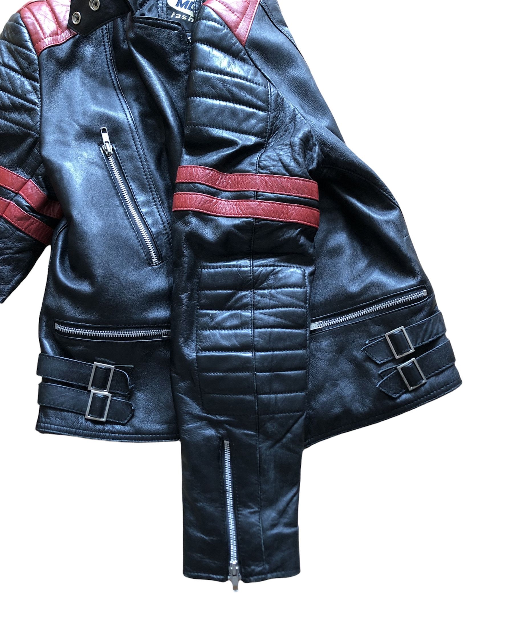 Vintage Vintage Leather Jacket Rare Motorcycle Size US XXS / EU 40 - 3 Thumbnail