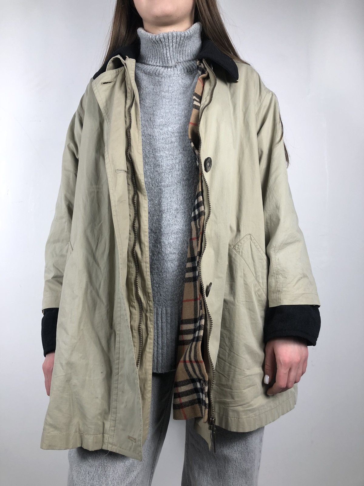 Burberry × Burberry Prorsum × Vintage Burberry Prorsum Novacheck 3 in 1 WMNS Jacket Size ONE SIZE - 5 Thumbnail