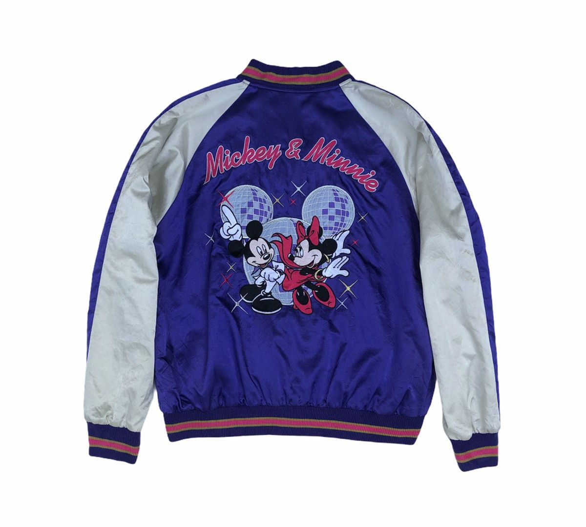 Vintage Japanese Design Disney Mickey & Minnie Mouse Sukajan Jacket Size US L / EU 52-54 / 3 - 5 Thumbnail