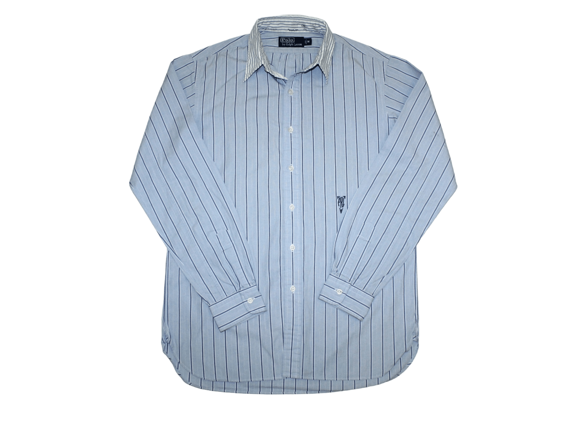 Polo Ralph Lauren Rare Vintage Polo R.L. Pinstripes Casual Shirt Marine Collar Size US M / EU 48-50 / 2 - 1 Thumbnail