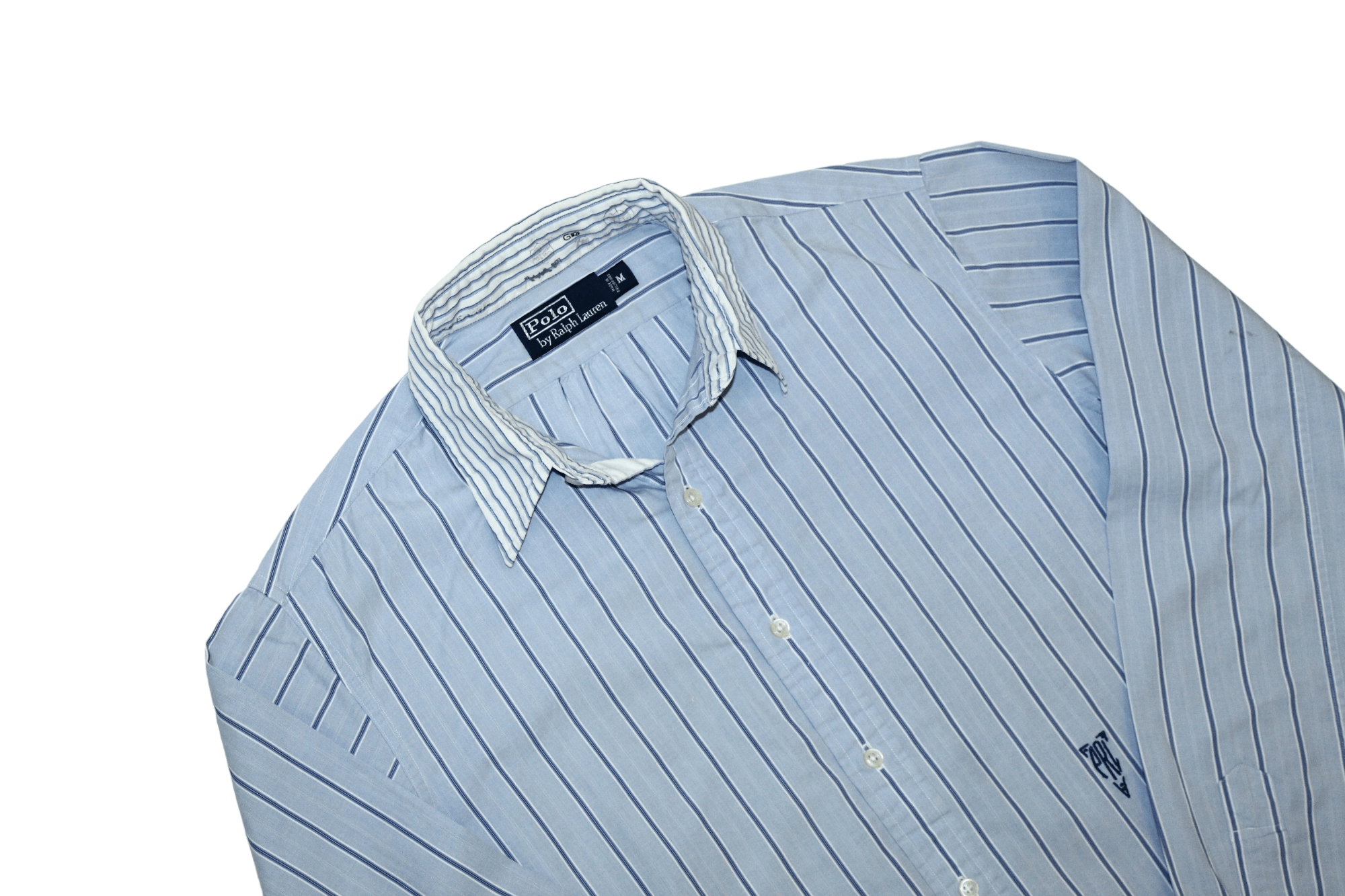 Polo Ralph Lauren Rare Vintage Polo R.L. Pinstripes Casual Shirt Marine Collar Size US M / EU 48-50 / 2 - 3 Thumbnail