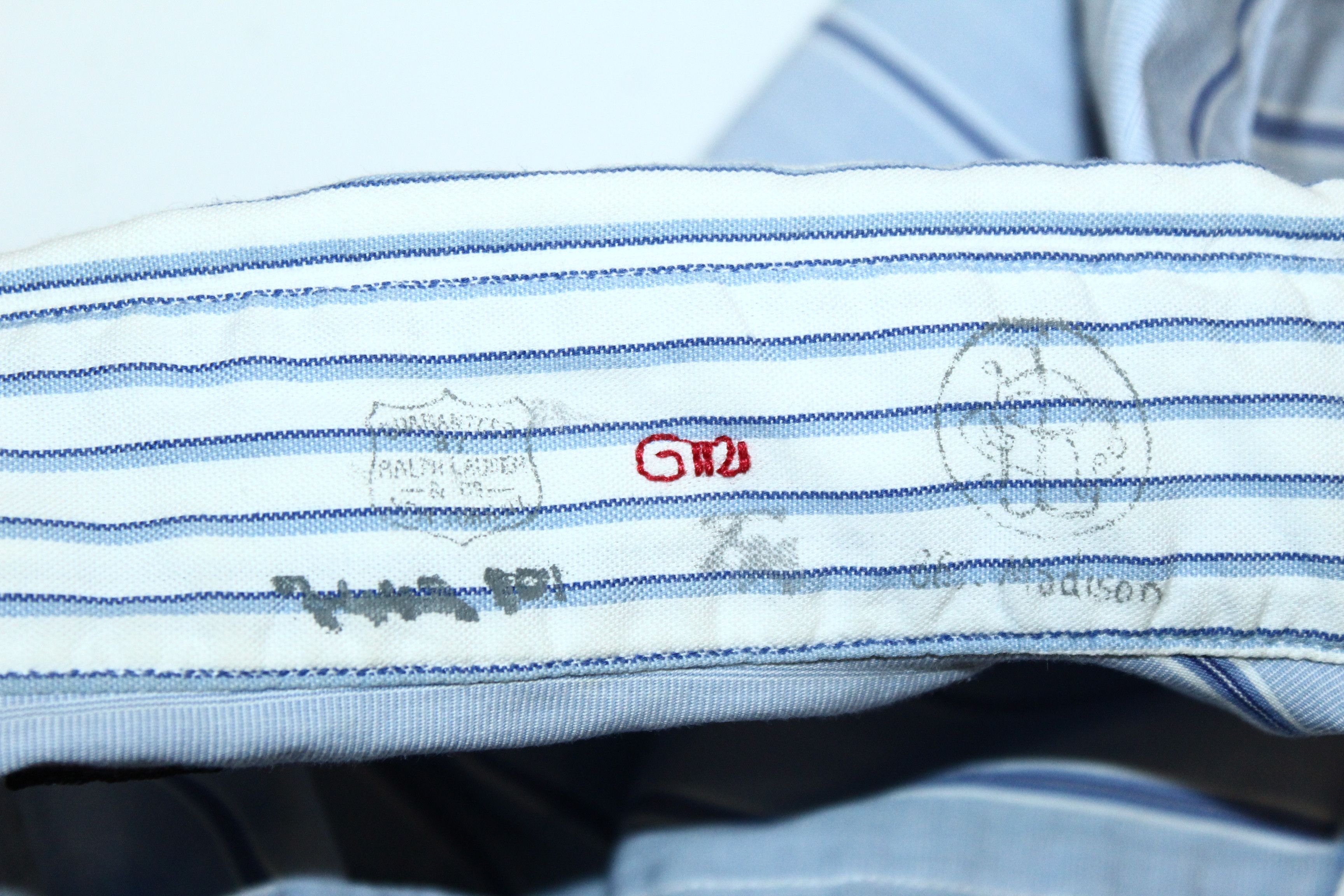 Polo Ralph Lauren Rare Vintage Polo R.L. Pinstripes Casual Shirt Marine Collar Size US M / EU 48-50 / 2 - 6 Thumbnail