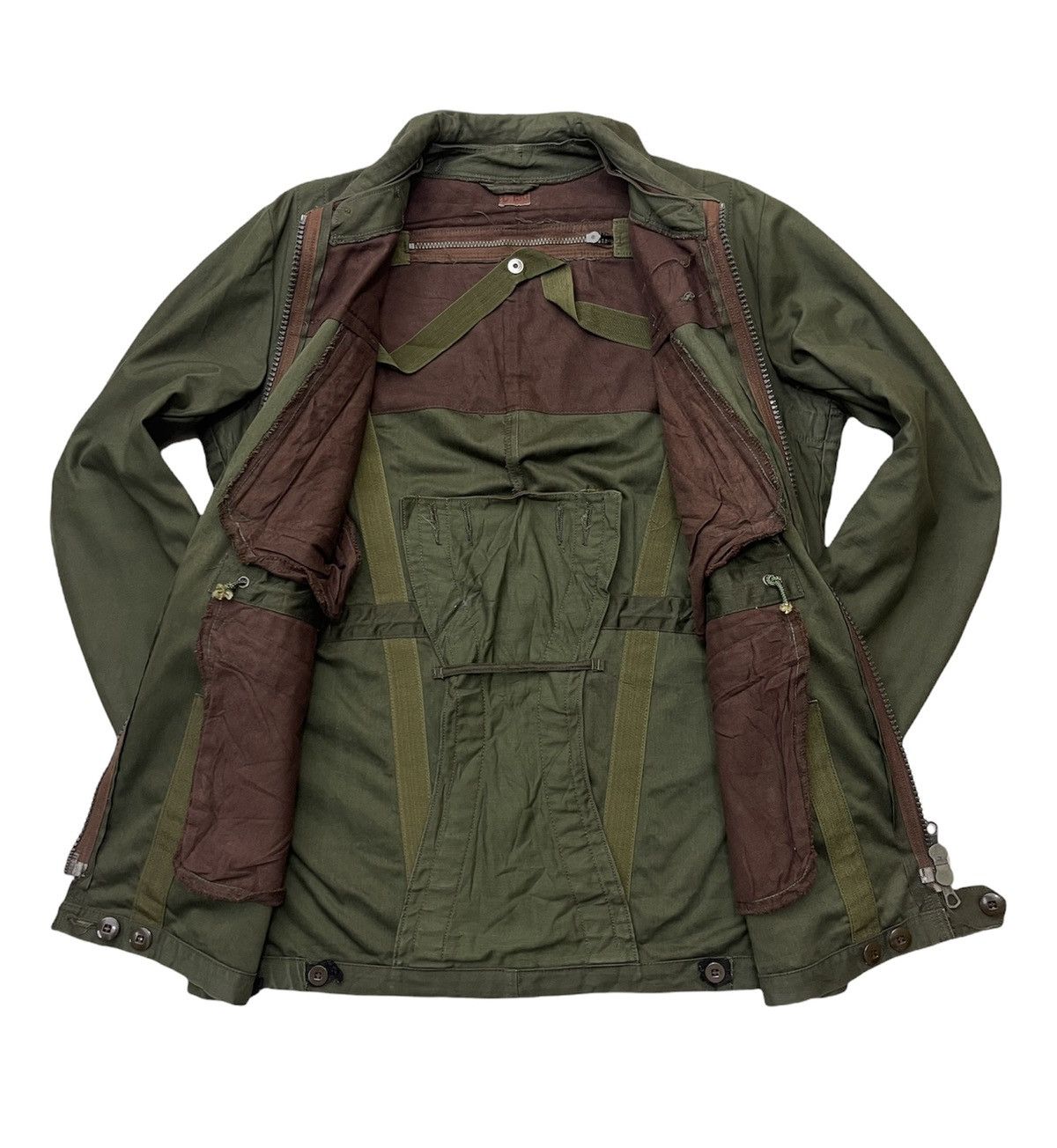 Vintage Vintage 70s Swedish Military Sniper Jacket Size US XL / EU 56 / 4 - 5 Thumbnail