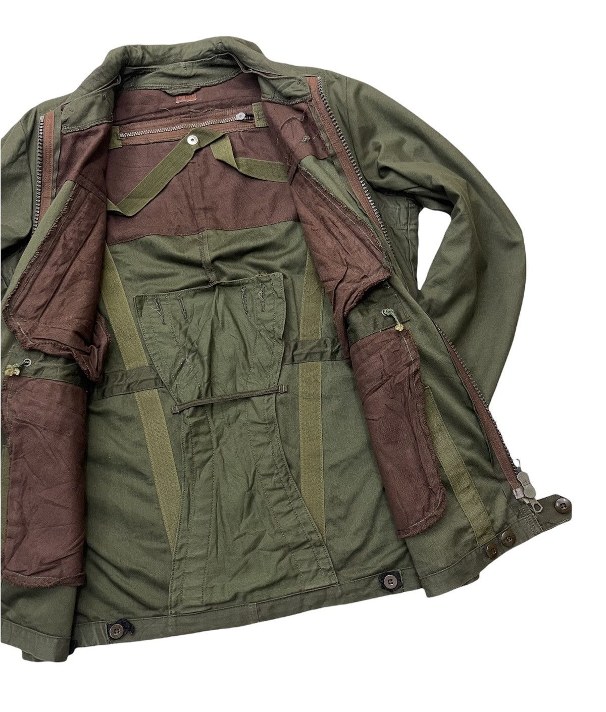 Vintage Vintage 70s Swedish Military Sniper Jacket Size US XL / EU 56 / 4 - 7 Thumbnail