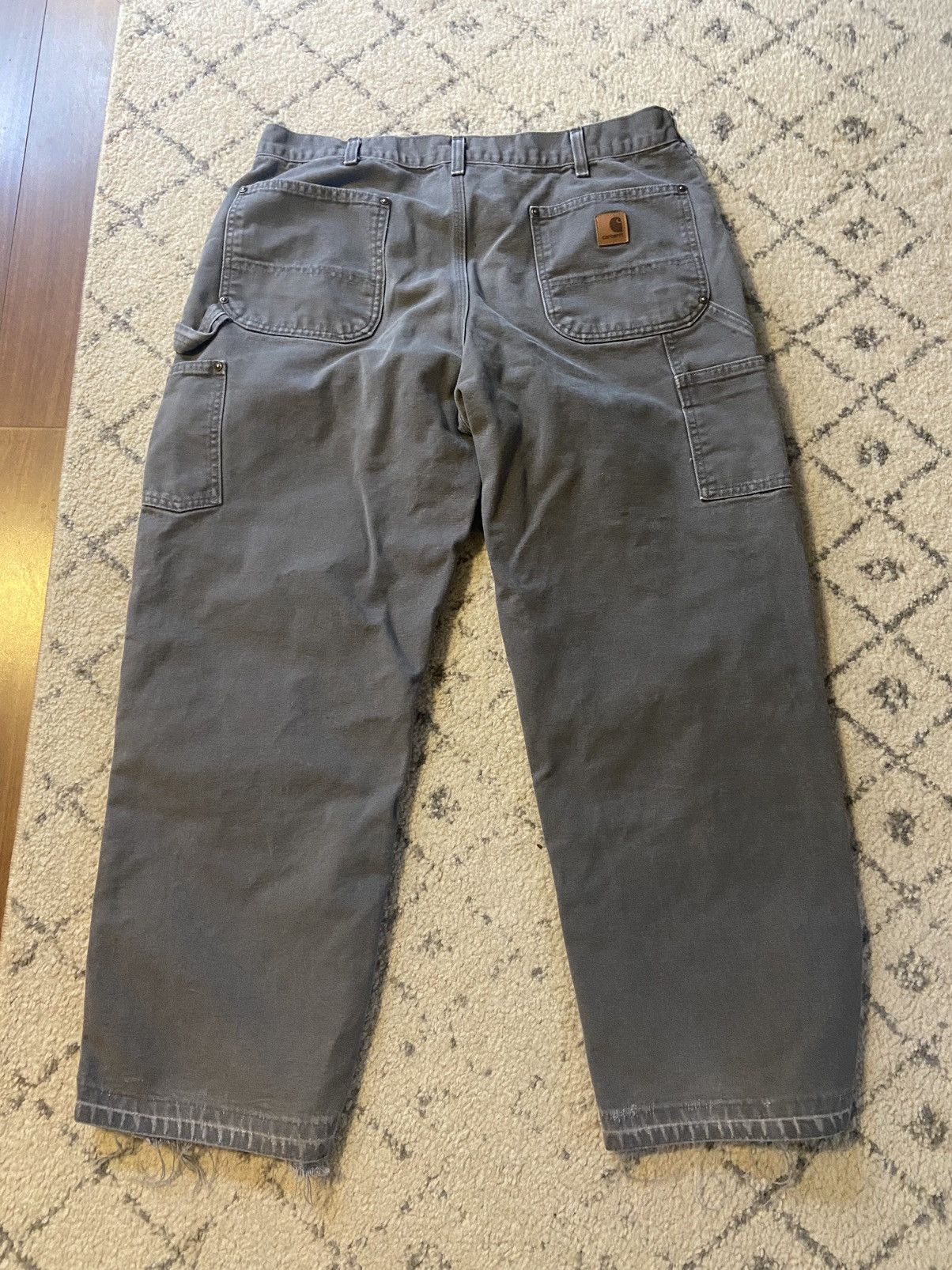 Carhartt Grey vintage carhartt double knees Size US 34 / EU 50 - 5 Thumbnail