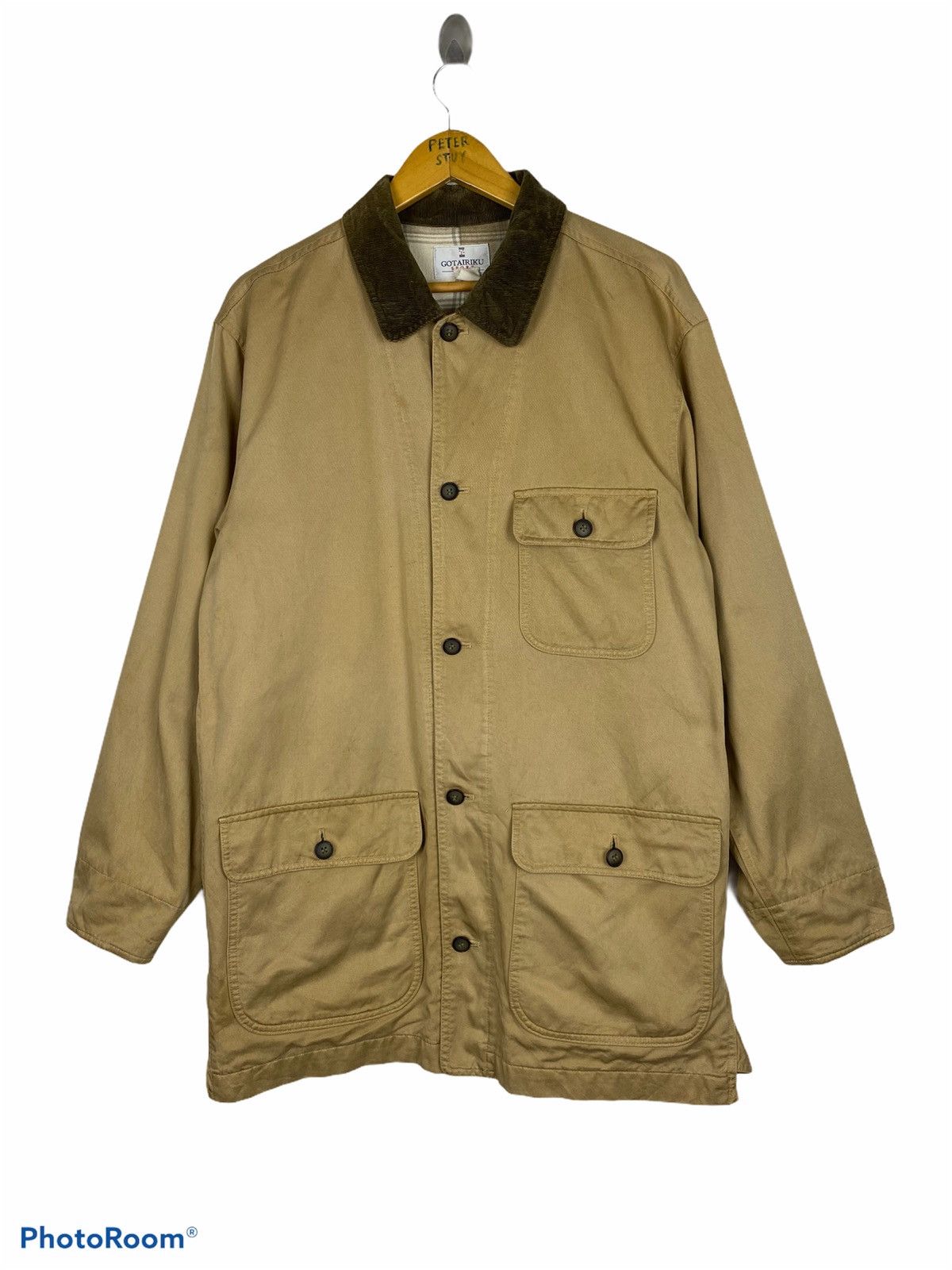 Japanese Brand Gatatairiku Workers Chore Jacket Size US L / EU 52-54 / 3 - 1 Thumbnail