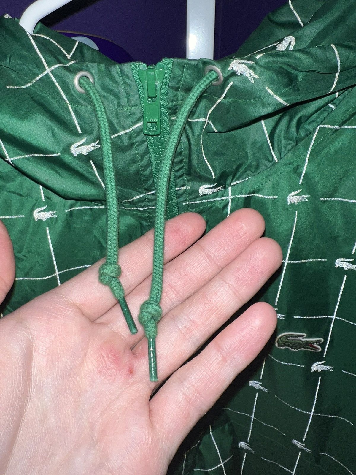 Lacoste × Supreme Supreme LACOSTE Reflective Grid Nylon Anorak Size US M / EU 48-50 / 2 - 8 Thumbnail