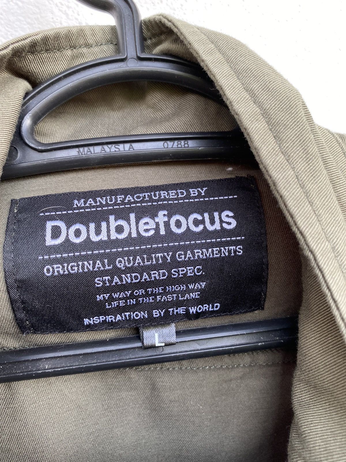 Japanese Brand Double Focus Manufactured Jacket Like Army Style Size US L / EU 52-54 / 3 - 11 Thumbnail