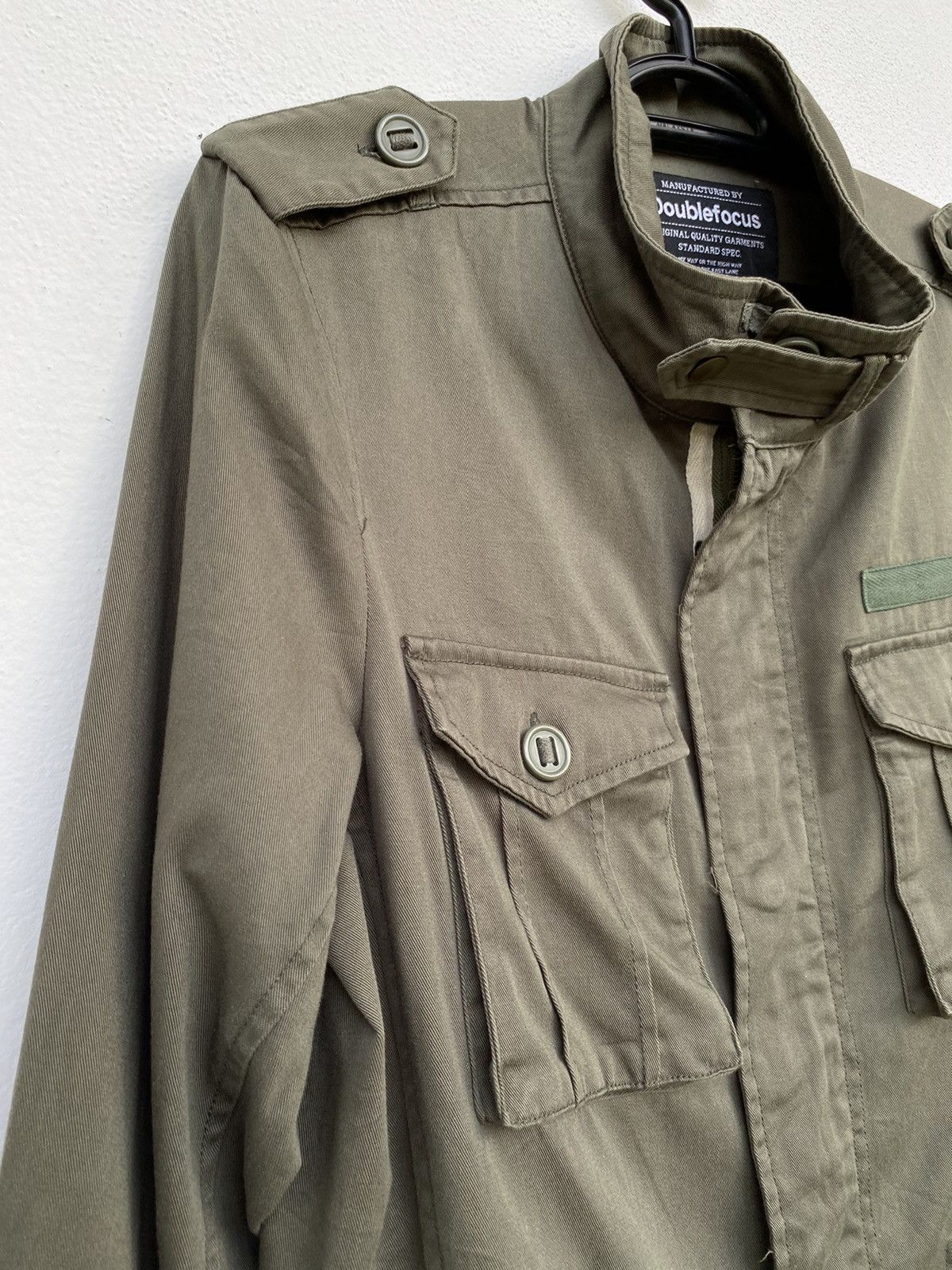 Japanese Brand Double Focus Manufactured Jacket Like Army Style Size US L / EU 52-54 / 3 - 7 Thumbnail