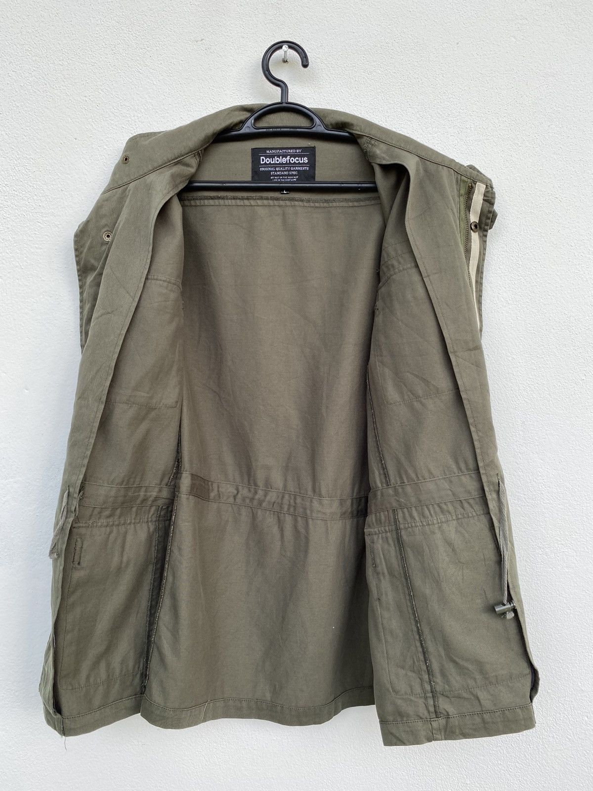 Japanese Brand Double Focus Manufactured Jacket Like Army Style Size US L / EU 52-54 / 3 - 3 Thumbnail