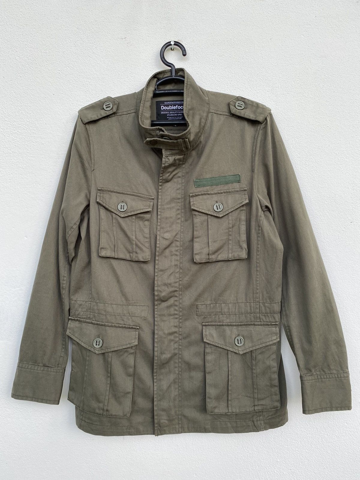 Japanese Brand Double Focus Manufactured Jacket Like Army Style Size US L / EU 52-54 / 3 - 1 Thumbnail