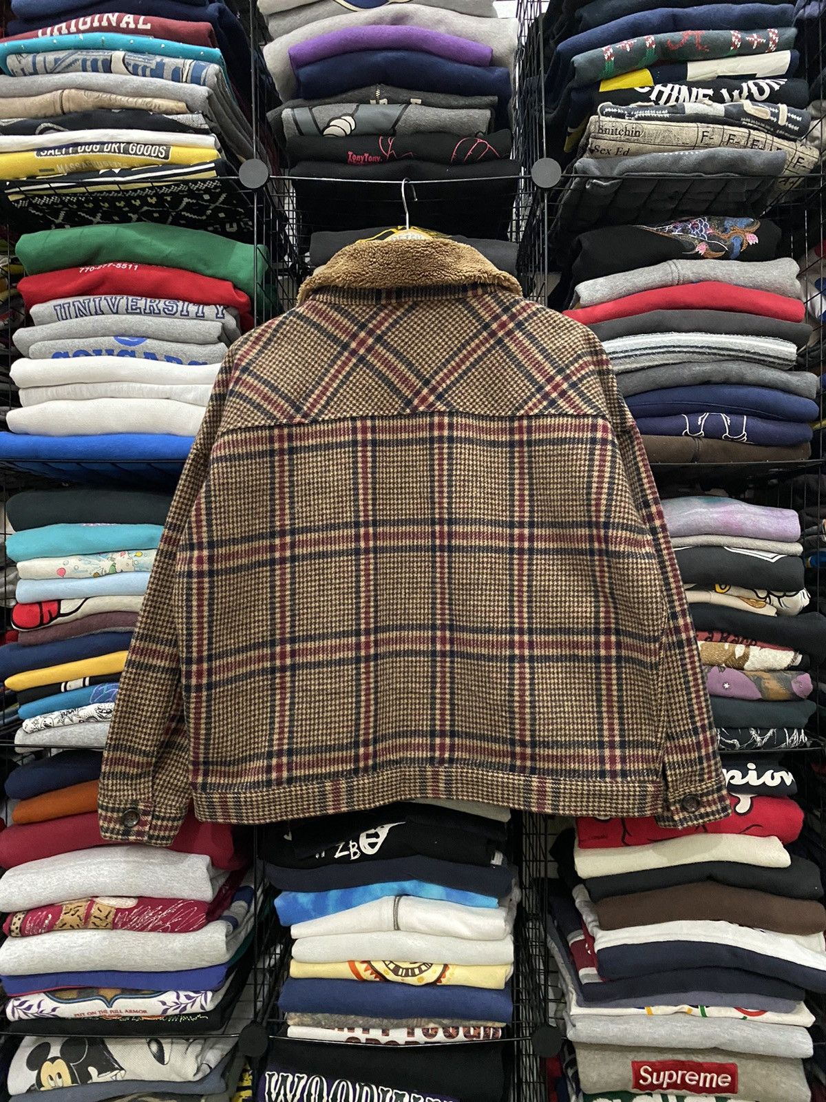 Japanese Brand CHERIST CLOSET FLEECE COLLAR JACKET Size US L / EU 52-54 / 3 - 3 Thumbnail